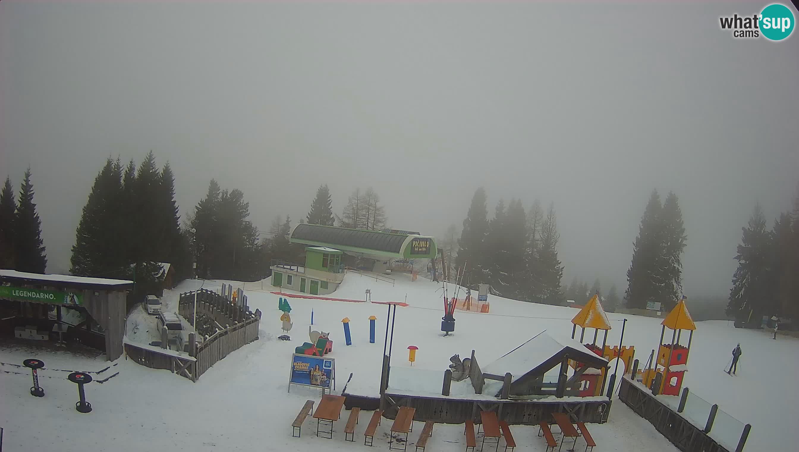 Webcam de la station de ski des Alpes slovènes à Cerkno Počivalo