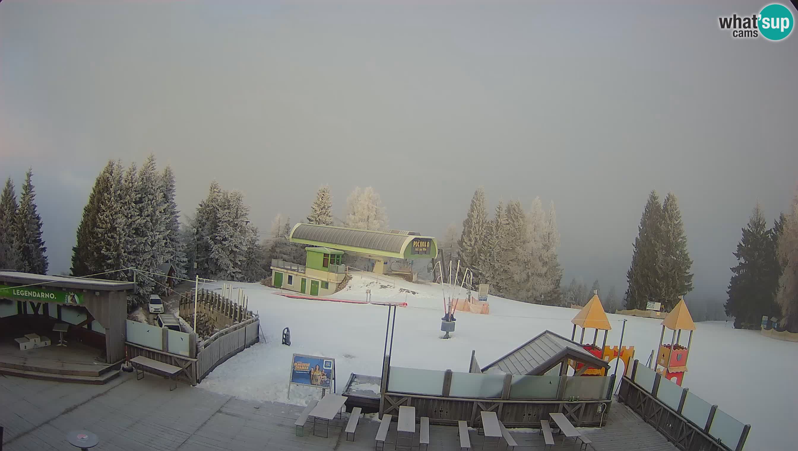 Webcam de la station de ski des Alpes slovènes à Cerkno Počivalo