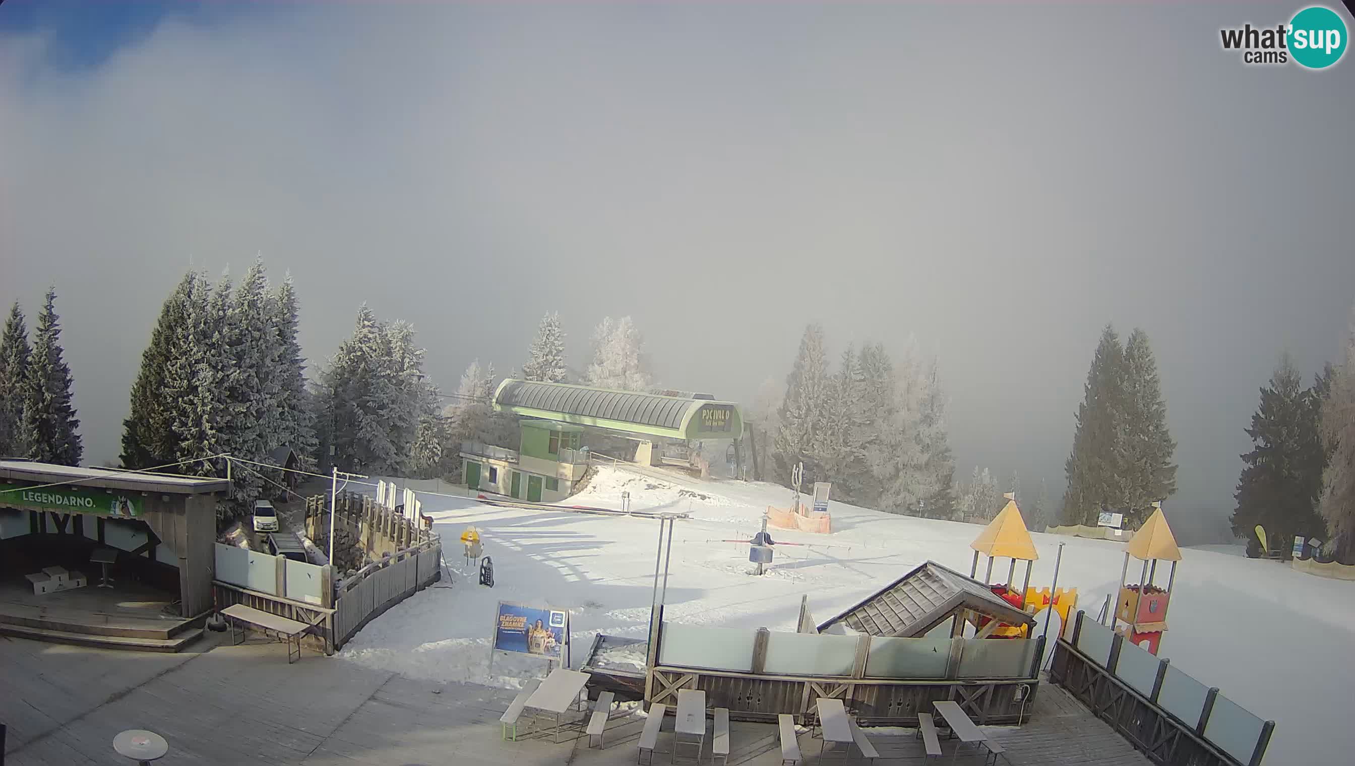 Webcam Počivalo – Alpska Perla | Live View from Cerkno Ski Resort