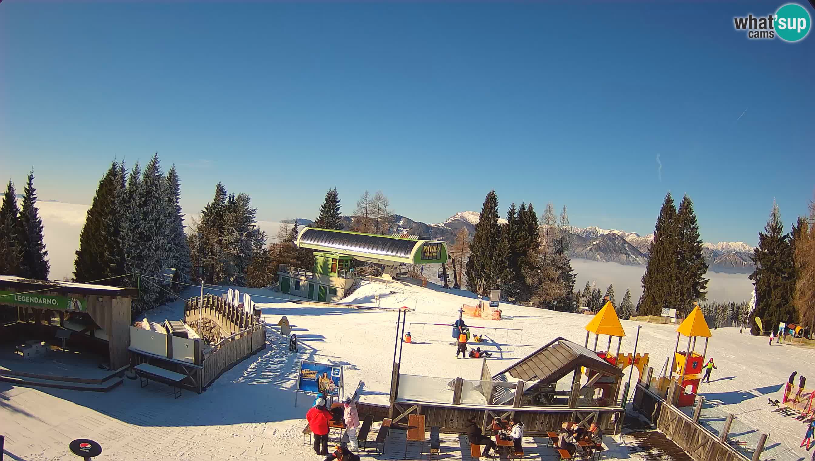 Web kamera Počivalo – Alpska Perla | Pogled uživo sa skijališta Cerkno