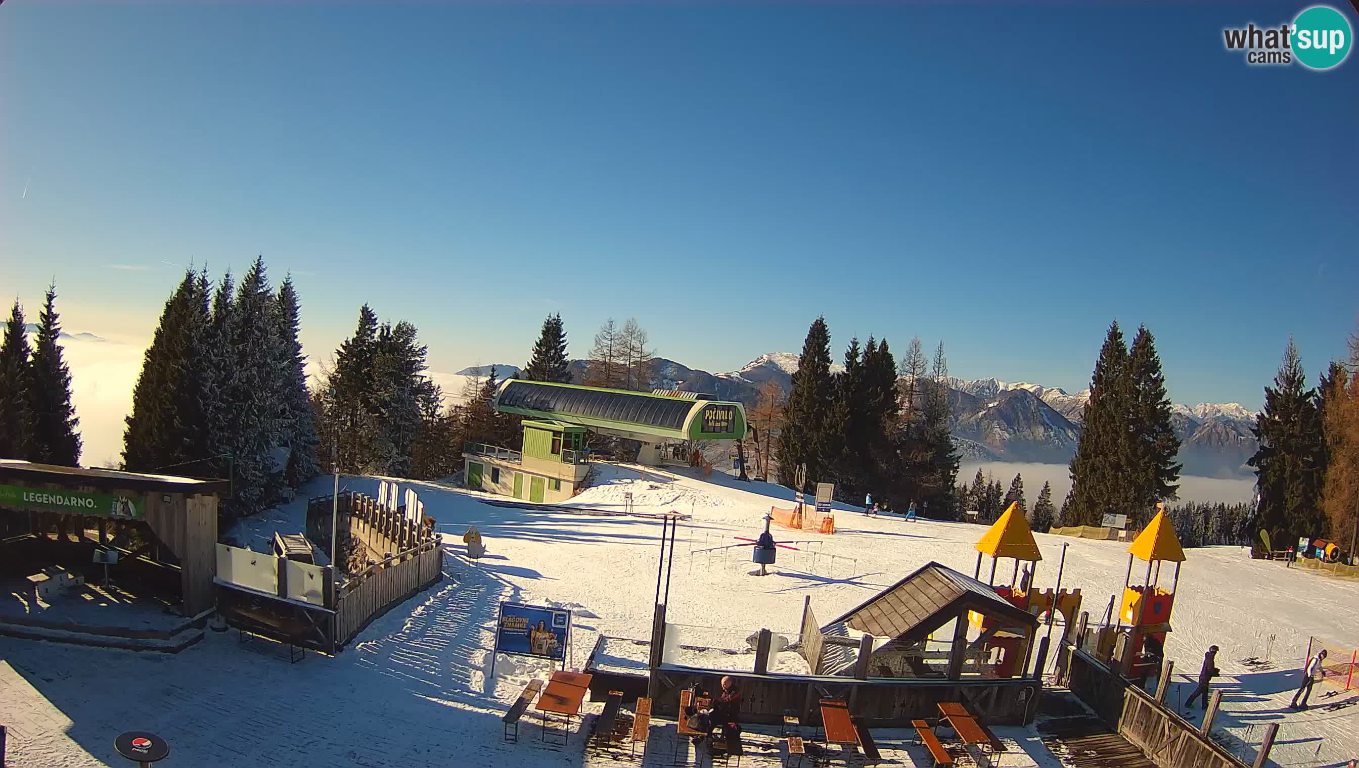 Webcam Počivalo – Alpska Perla | Vista live dalla stazione sciistica di Cerkno