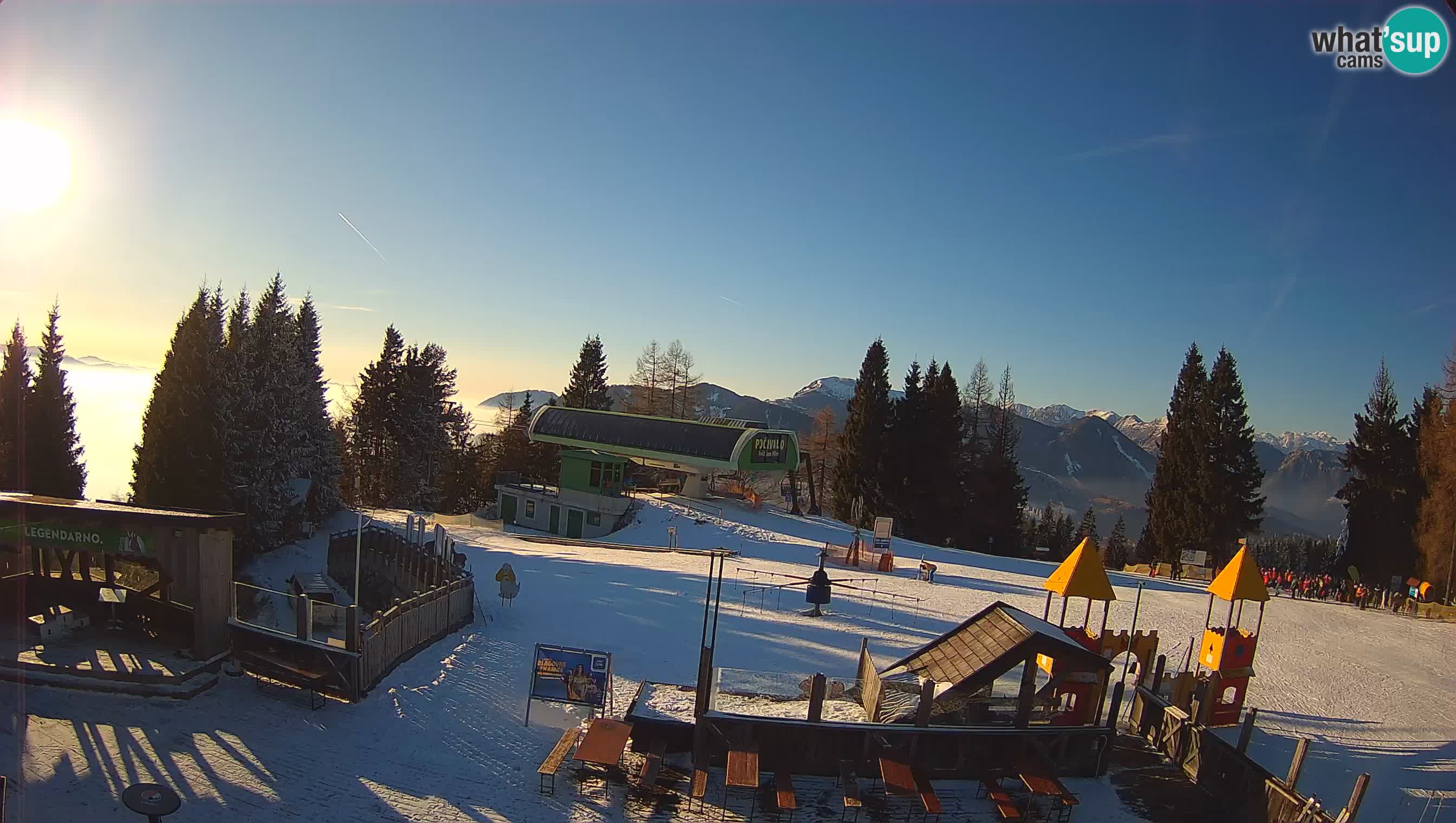 Webcam Počivalo – Alpska Perla | Vista live dalla stazione sciistica di Cerkno