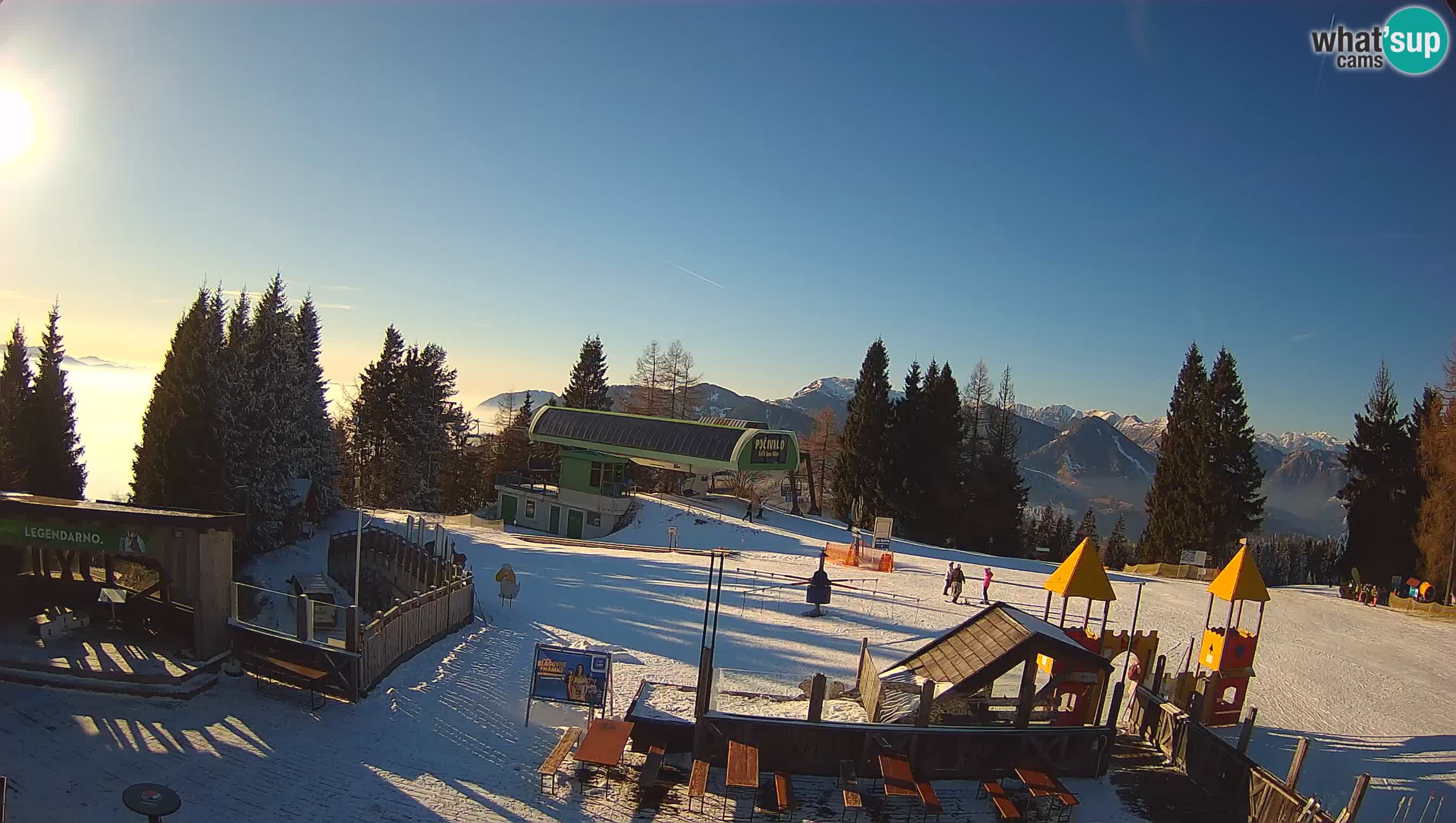 Web kamera Počivalo – Alpska Perla | Pogled uživo sa skijališta Cerkno