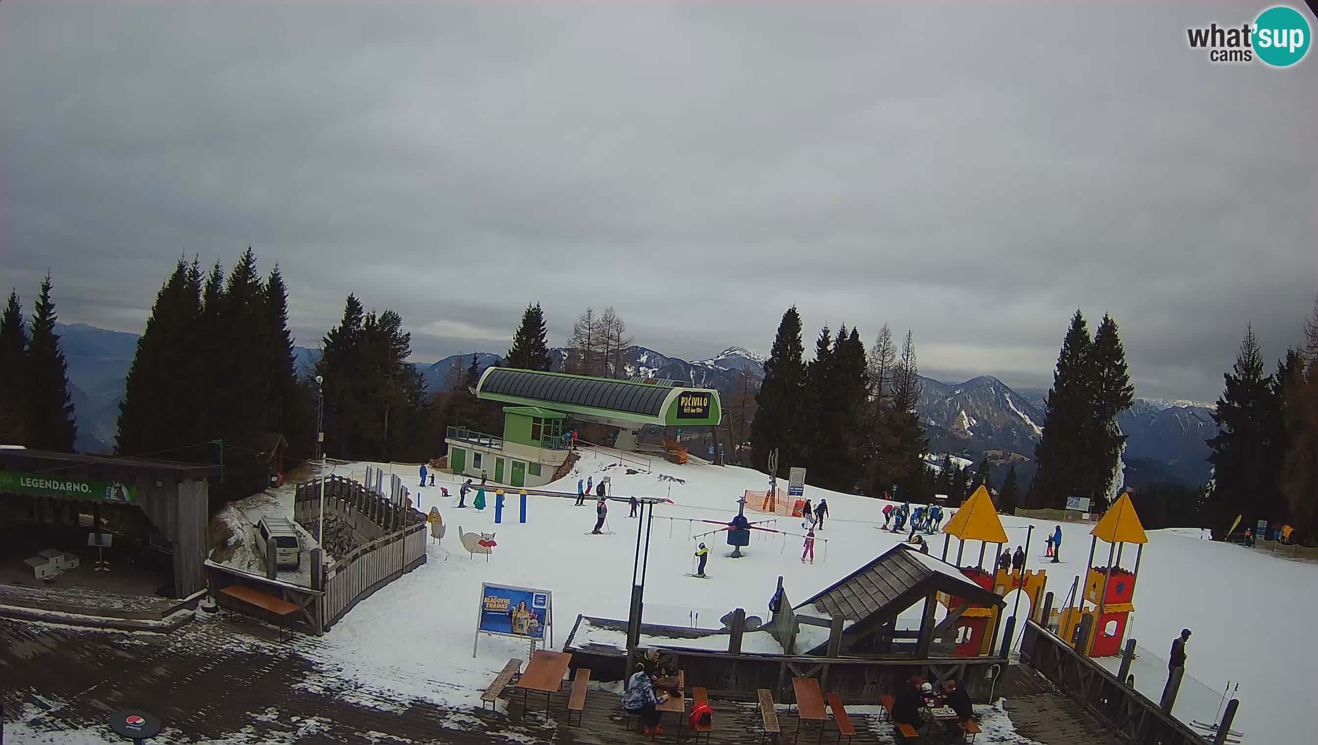 Web kamera Počivalo – Alpska Perla | Pogled uživo sa skijališta Cerkno