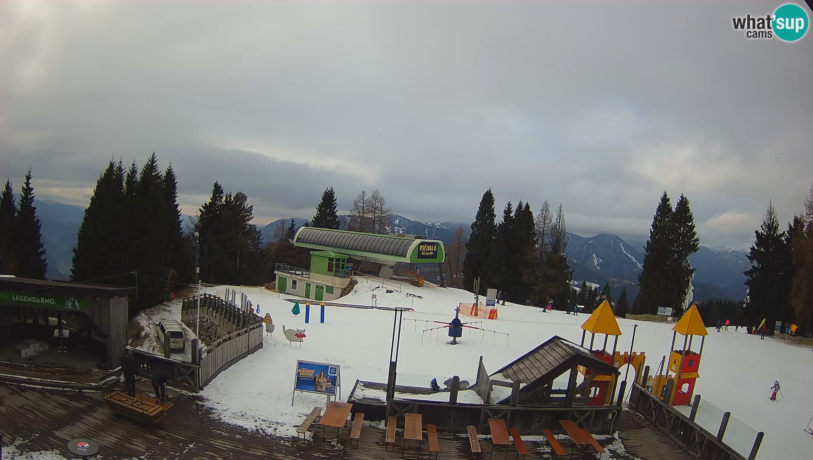 Web kamera Počivalo – Alpska Perla | Pogled uživo sa skijališta Cerkno