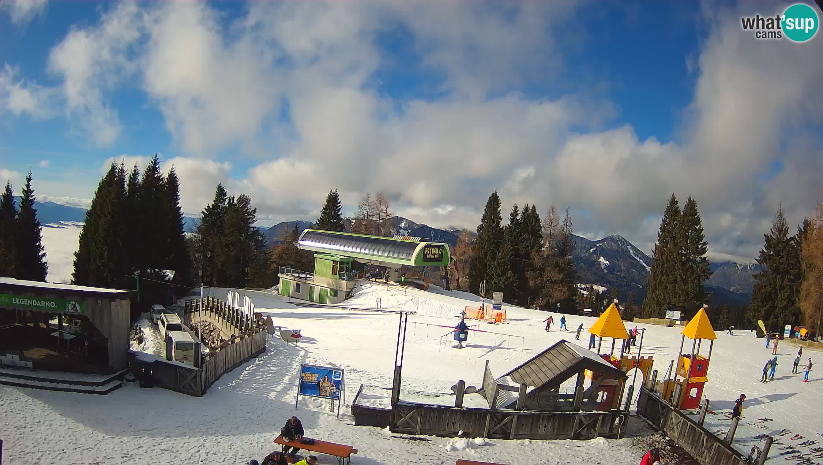 Webcam Počivalo – Alpska Perla | Vista live dalla stazione sciistica di Cerkno