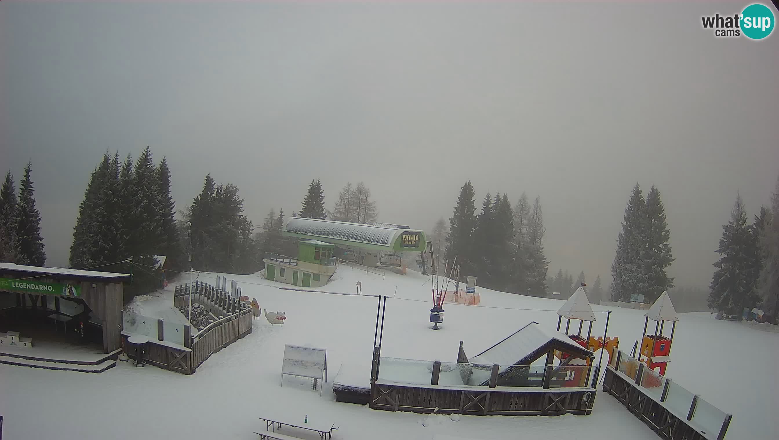 Webcam Počivalo – Alpska Perla | Vista live dalla stazione sciistica di Cerkno