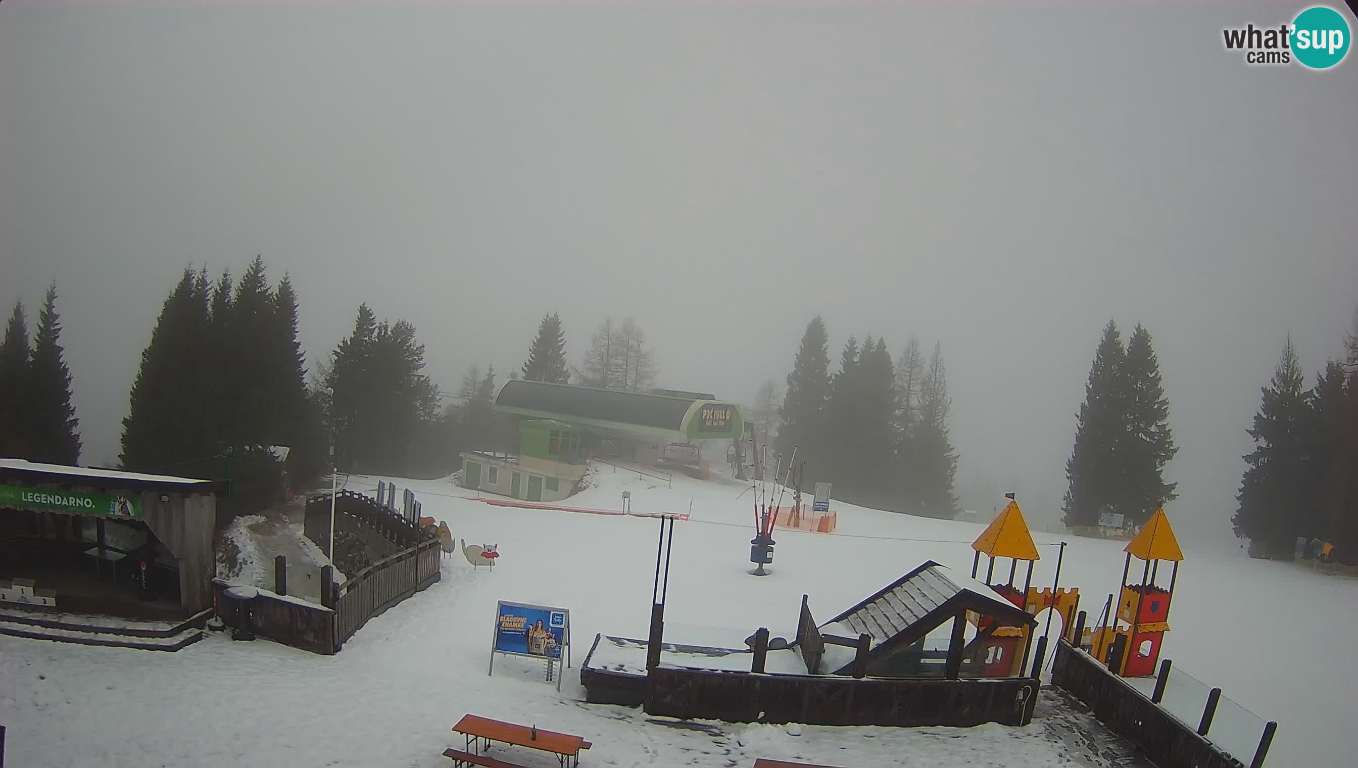 Webcam Počivalo – Alpska Perla | Vista live dalla stazione sciistica di Cerkno