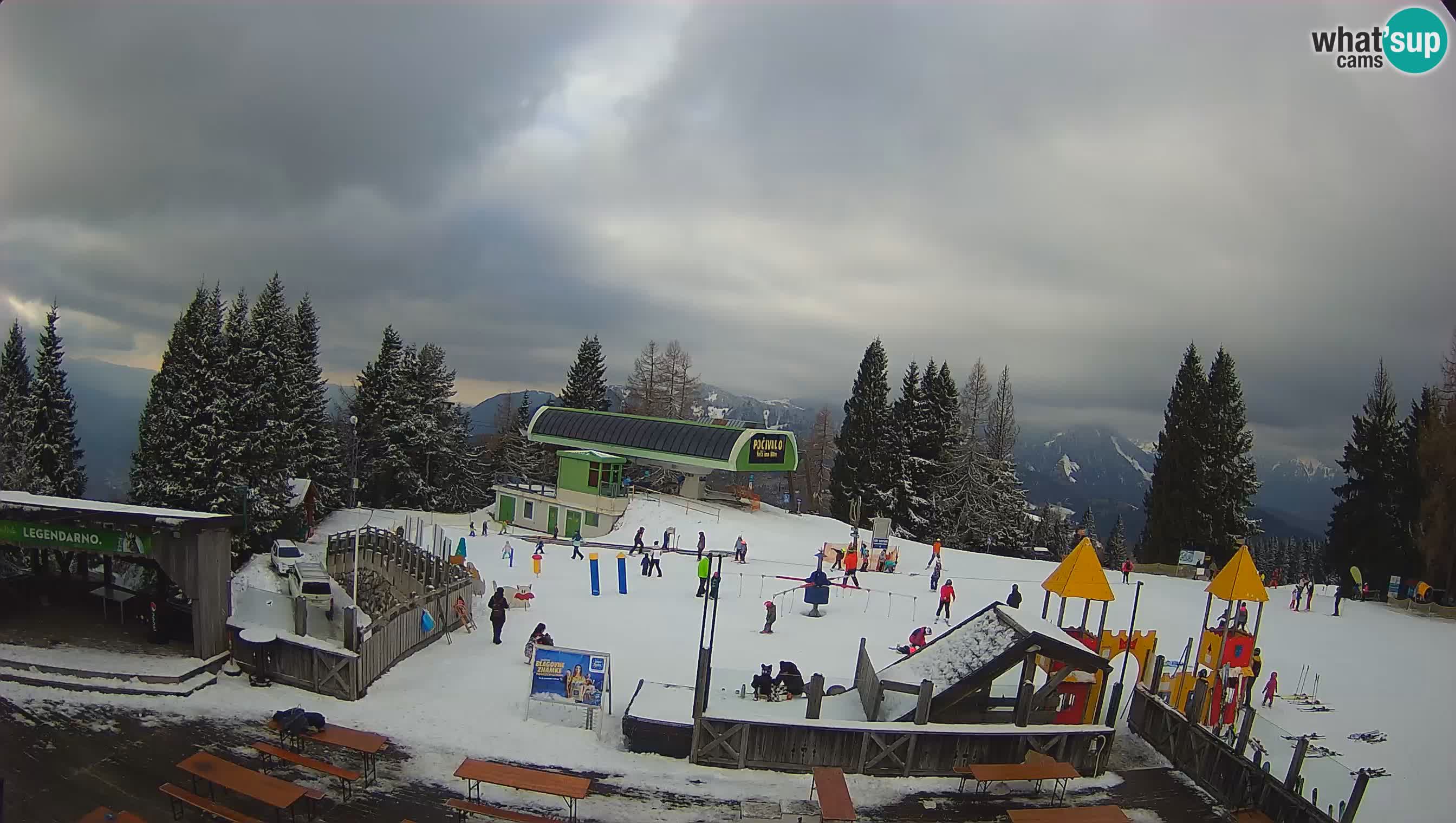Webcam Počivalo – Alpska Perla | Vista live dalla stazione sciistica di Cerkno