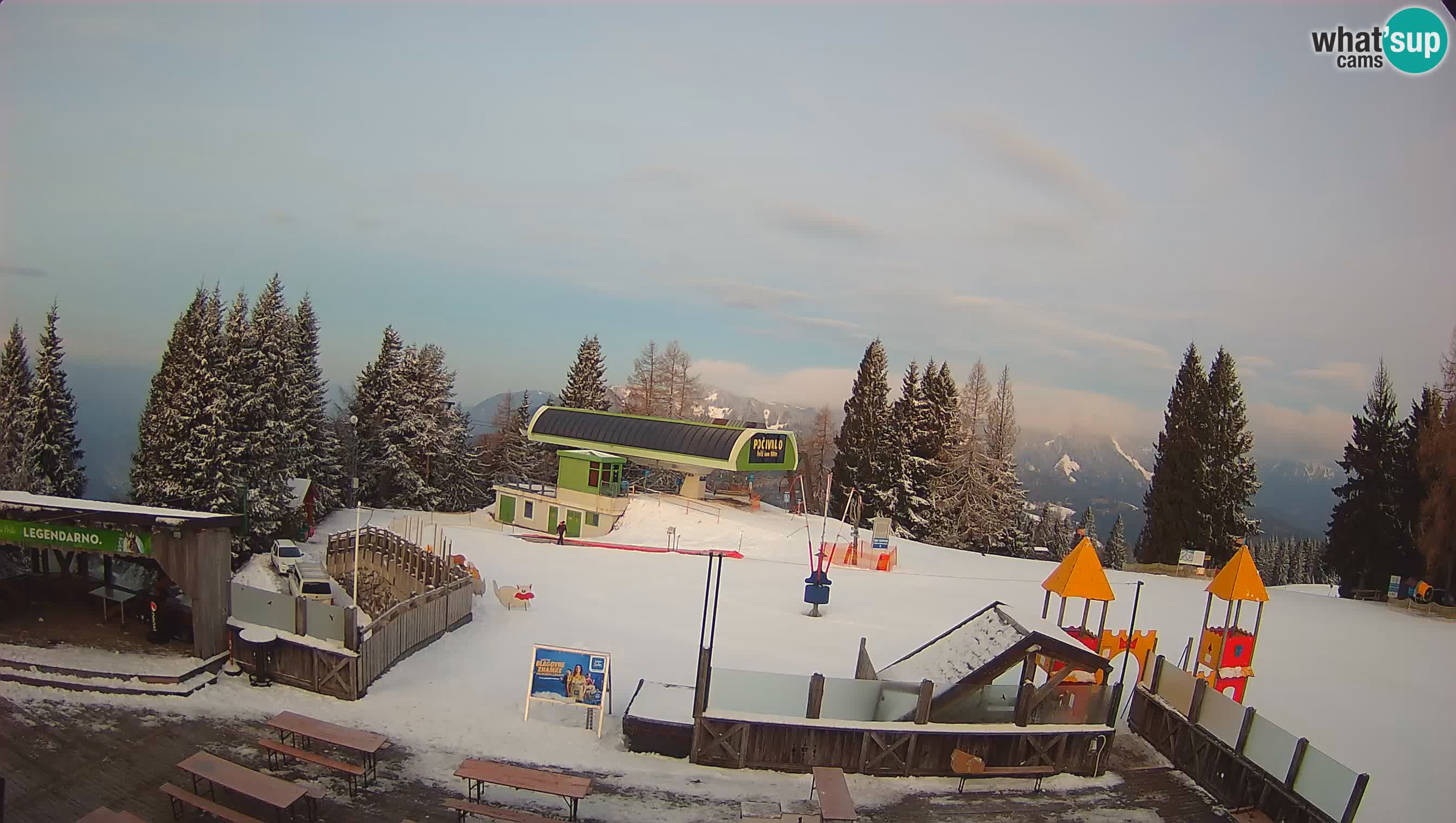 Webcam Počivalo – Alpska Perla | Vista live dalla stazione sciistica di Cerkno
