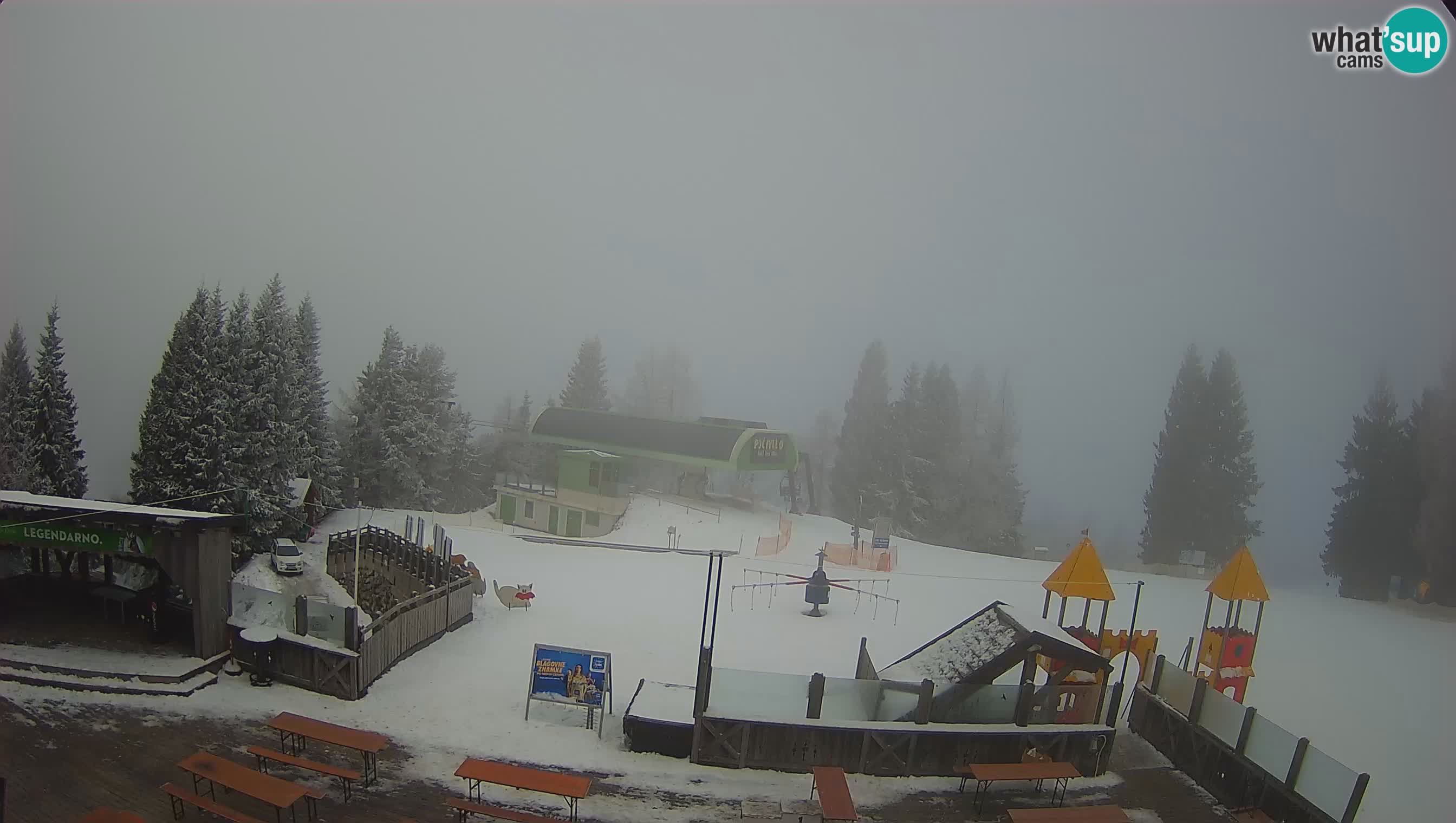 Webcam Počivalo – Alpska Perla | Vista live dalla stazione sciistica di Cerkno