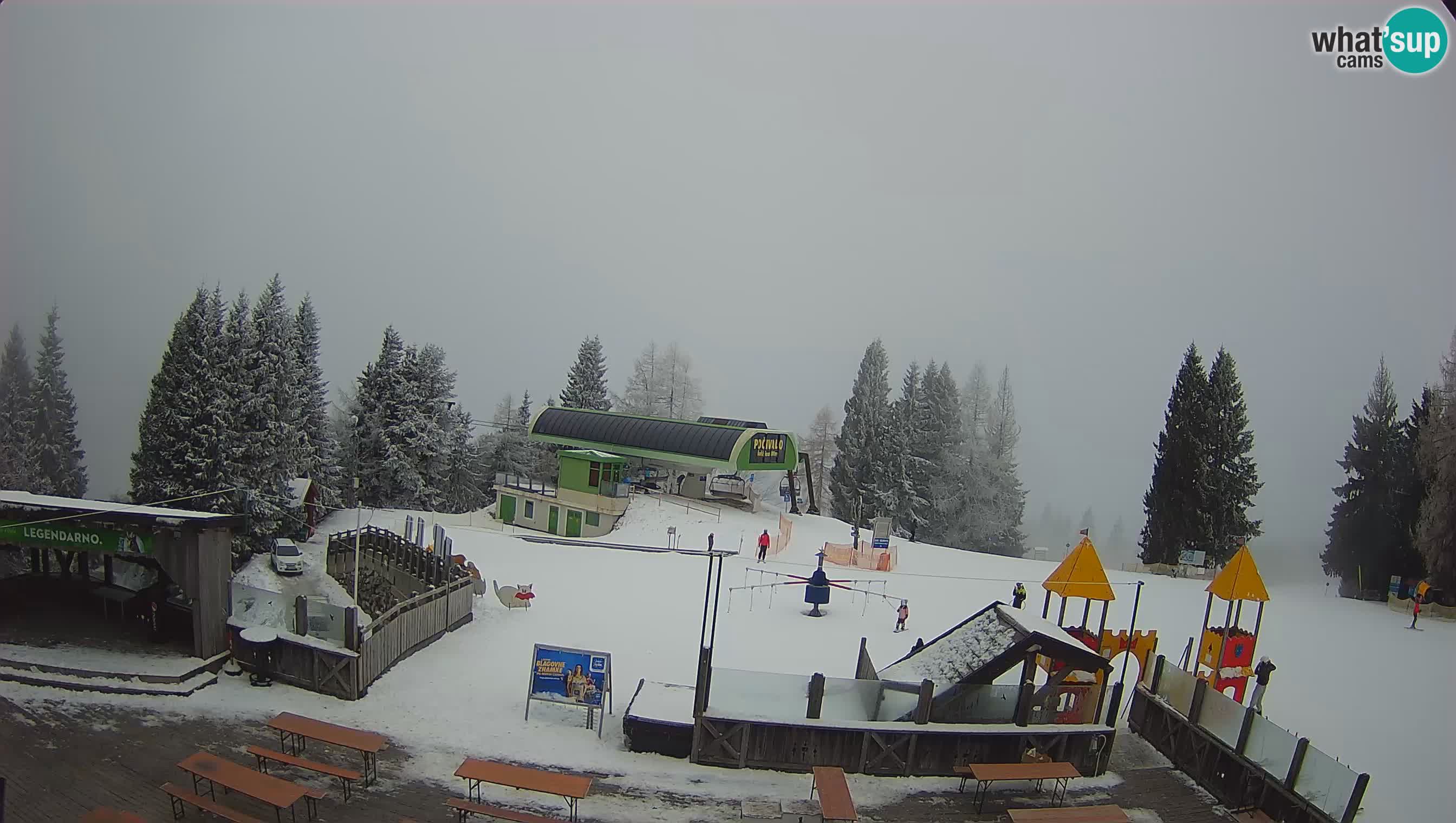 Web kamera Počivalo – Alpska Perla | Pogled uživo sa skijališta Cerkno