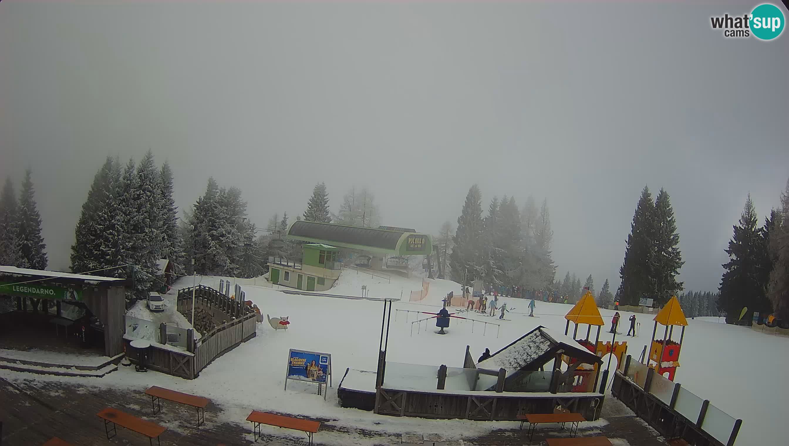 Webcam Počivalo – Alpska Perla | Vista live dalla stazione sciistica di Cerkno