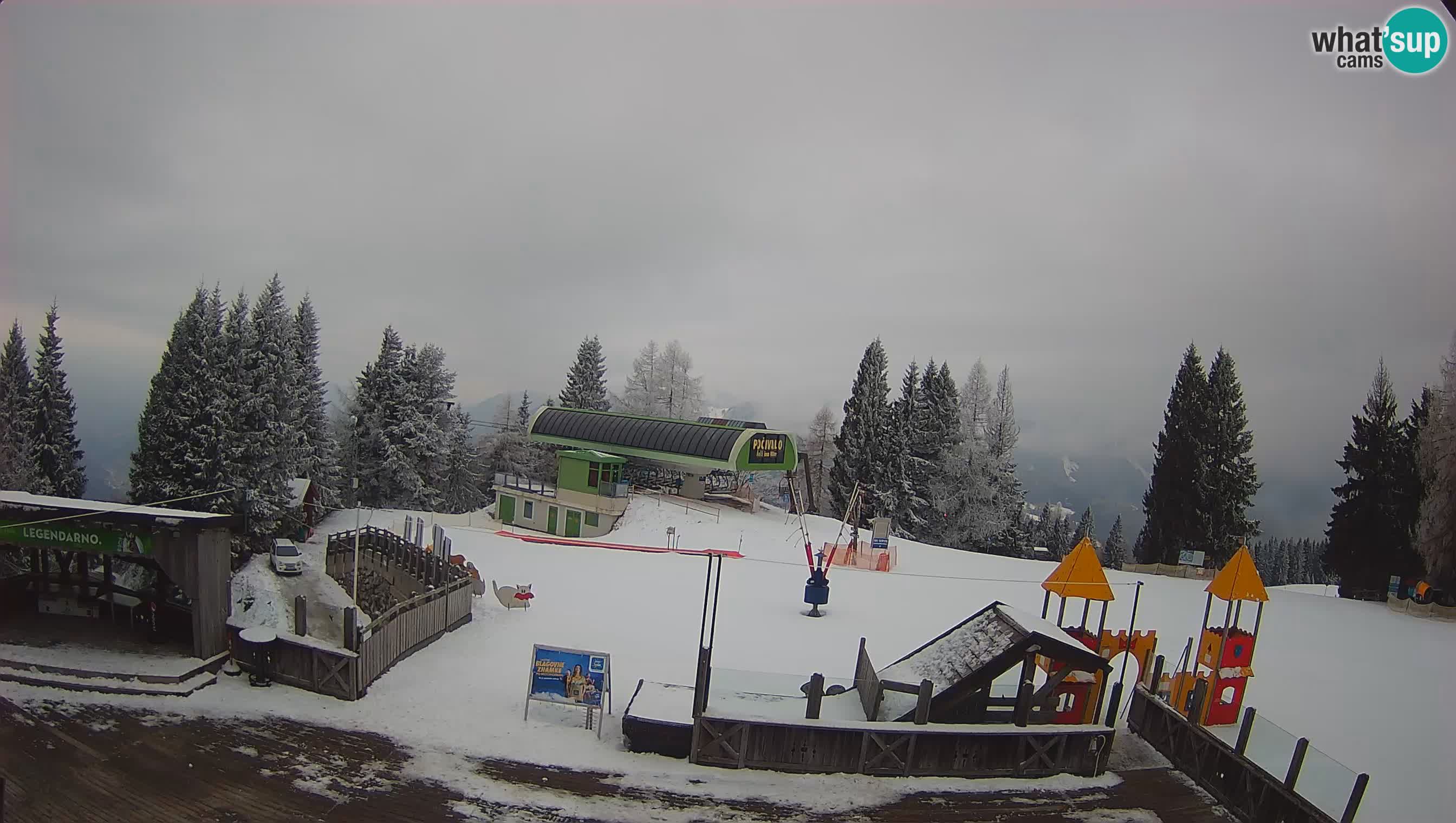Webcam de la station de ski des Alpes slovènes à Cerkno Počivalo