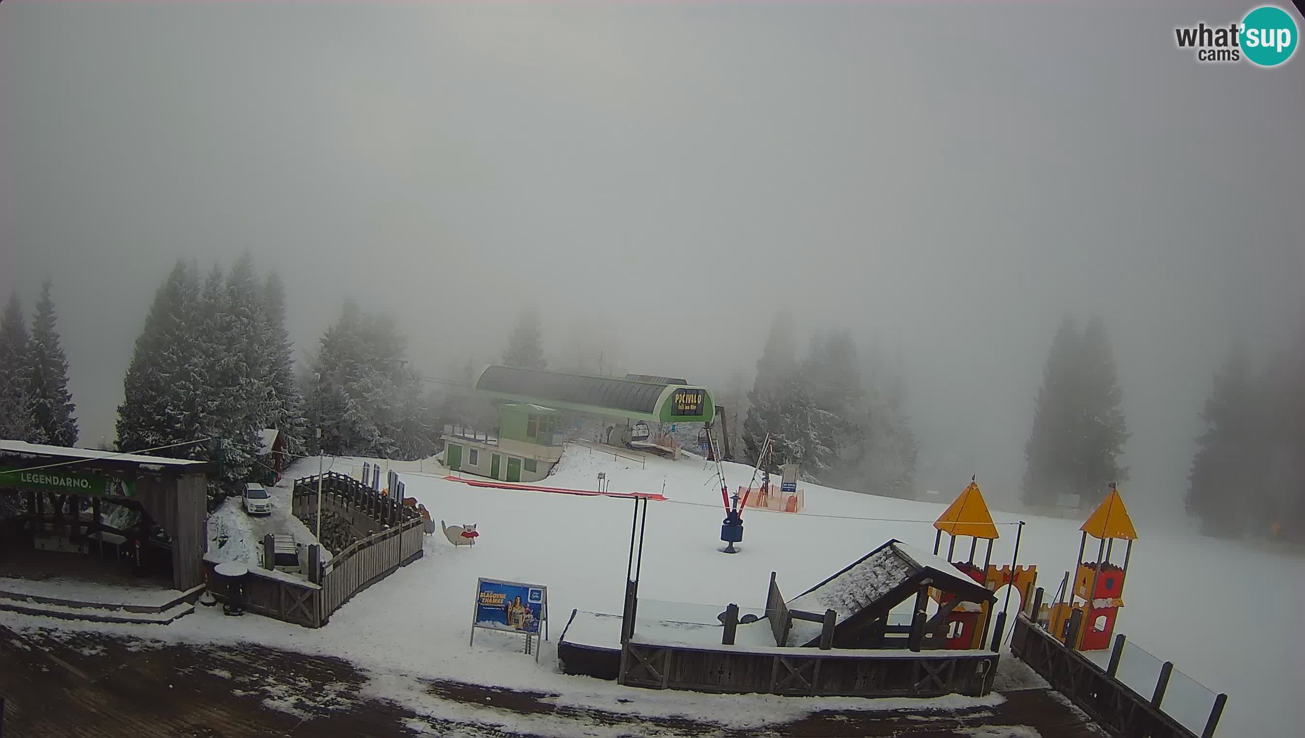 Webcam Počivalo – Alpska Perla | Liveblick vom Skigebiet Cerkno