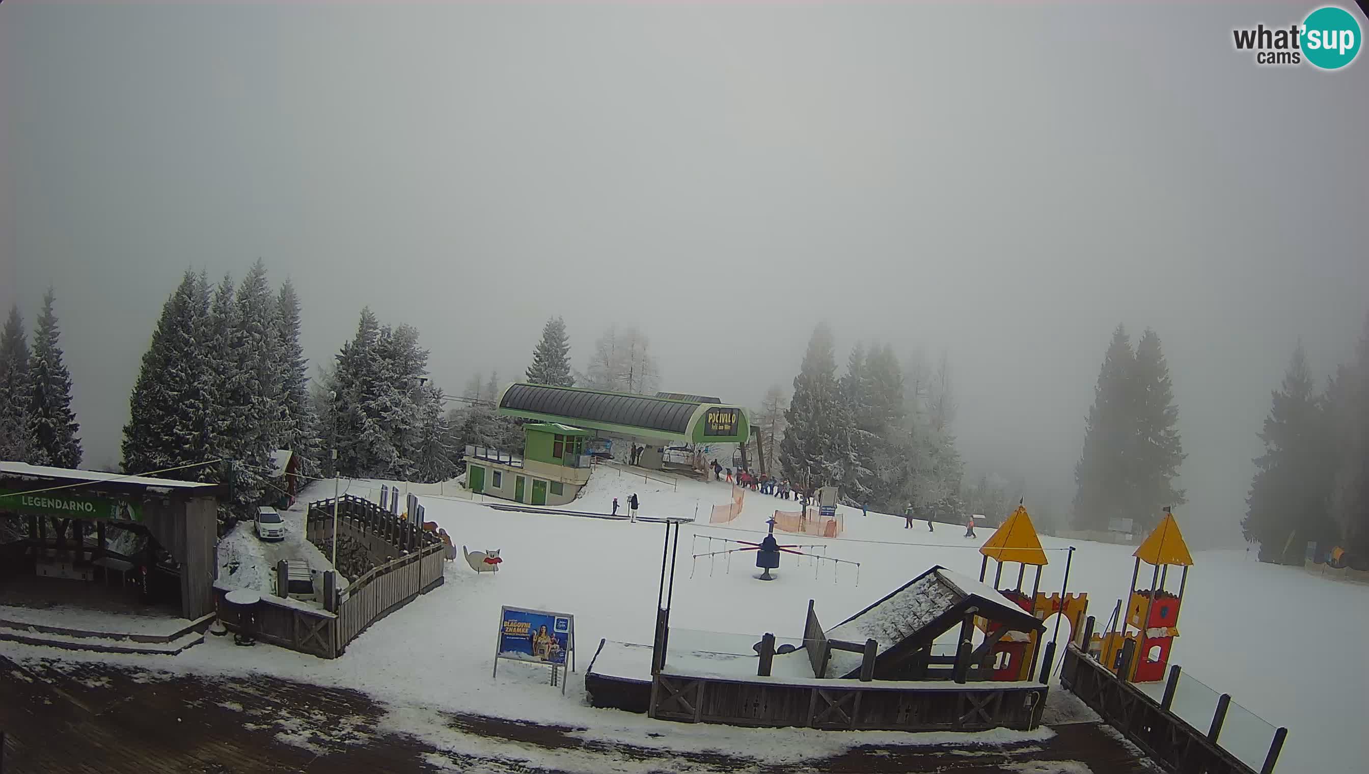 Web kamera Počivalo – Alpska Perla | Pogled uživo sa skijališta Cerkno
