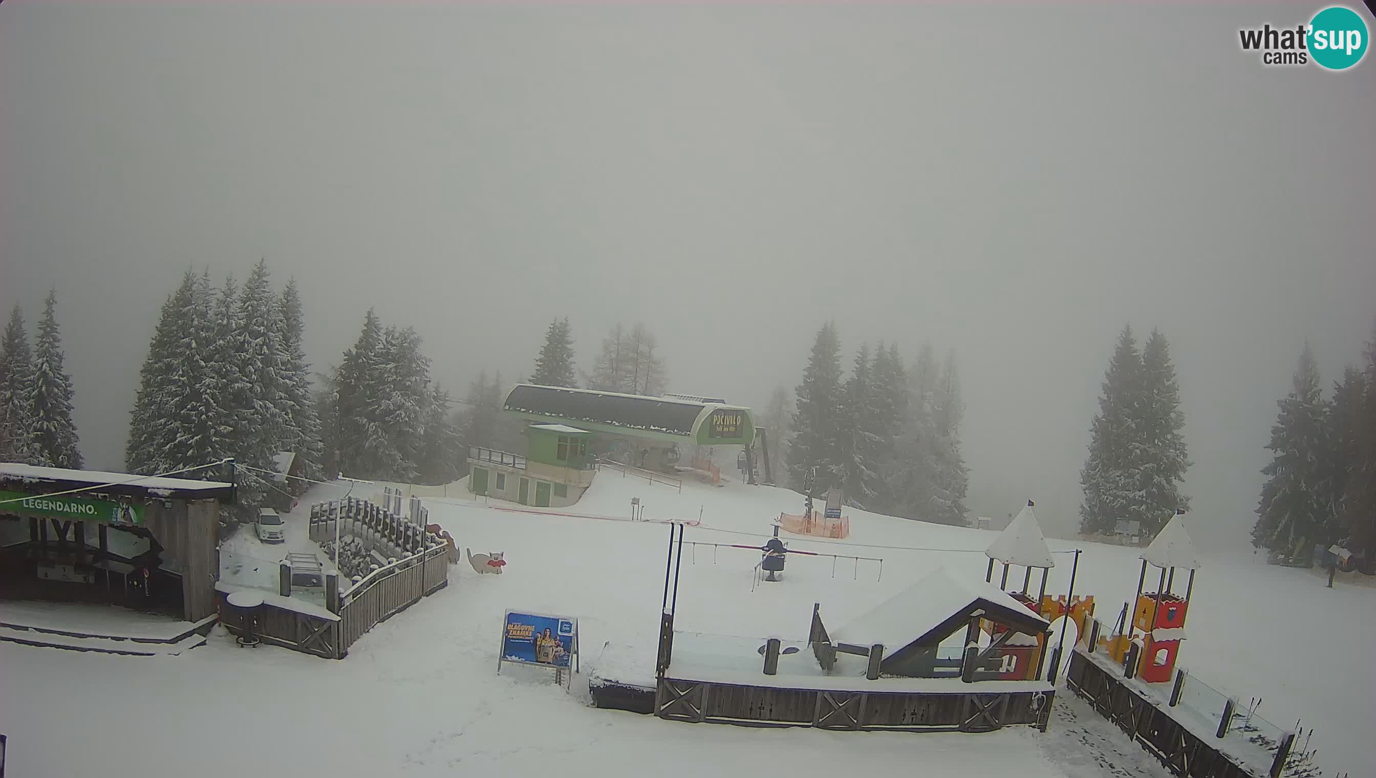 Webcam Počivalo – Alpska Perla | Vista live dalla stazione sciistica di Cerkno