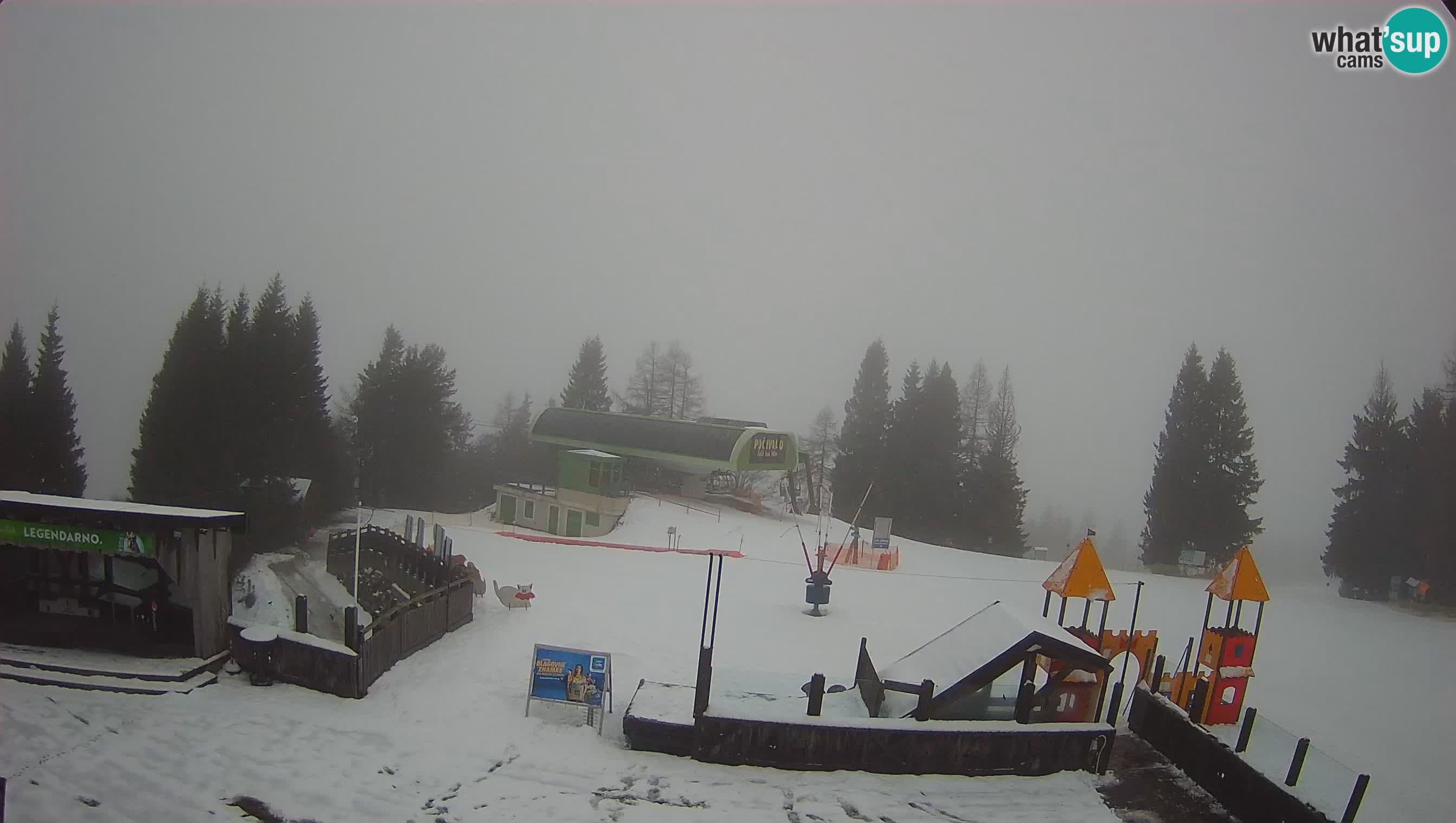 Cámara web Počivalo – Alpska Perla | Vista en vivo desde la estación de esquí Cerkno