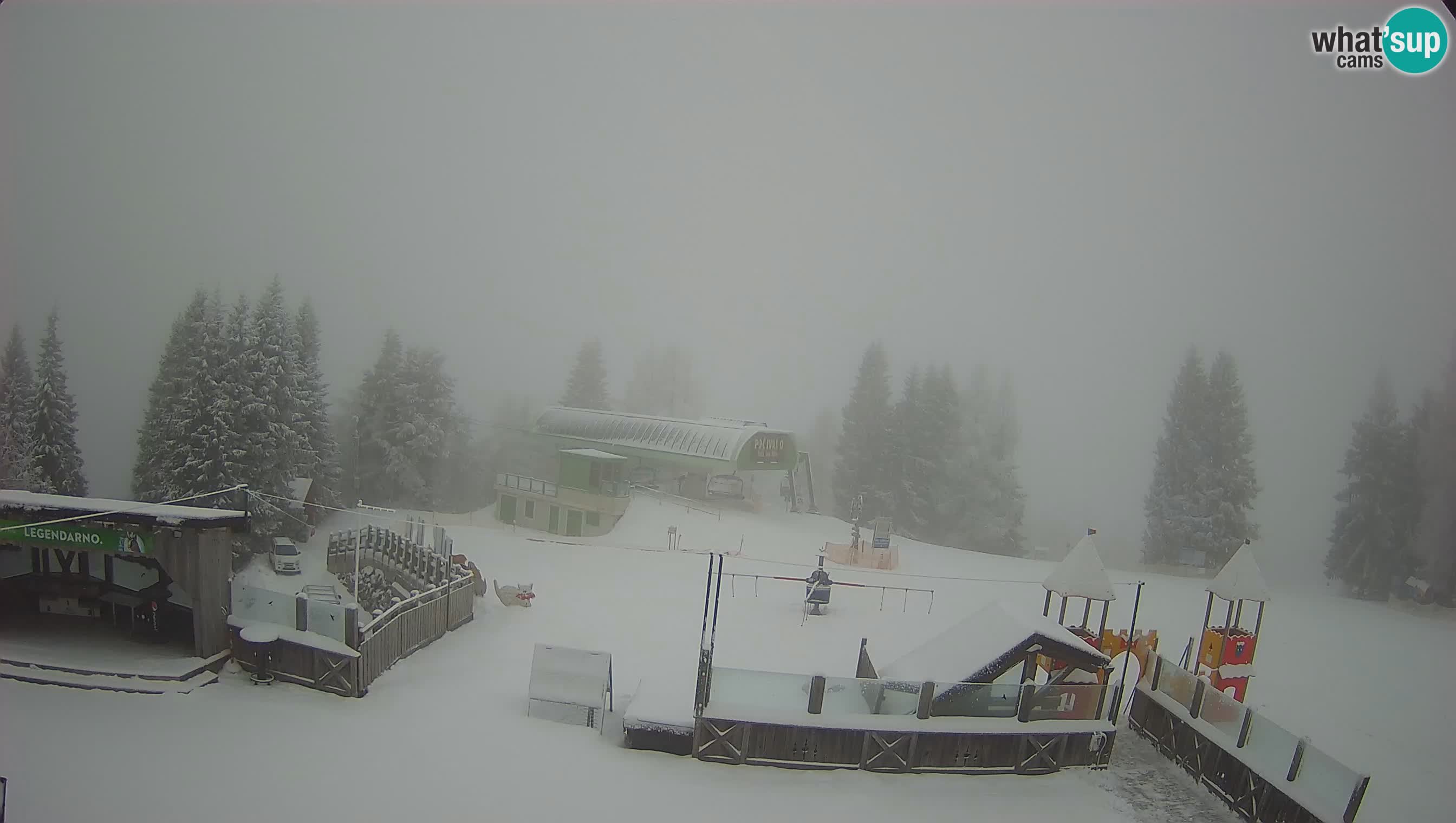 Webcam Počivalo – Alpska Perla | Vista live dalla stazione sciistica di Cerkno