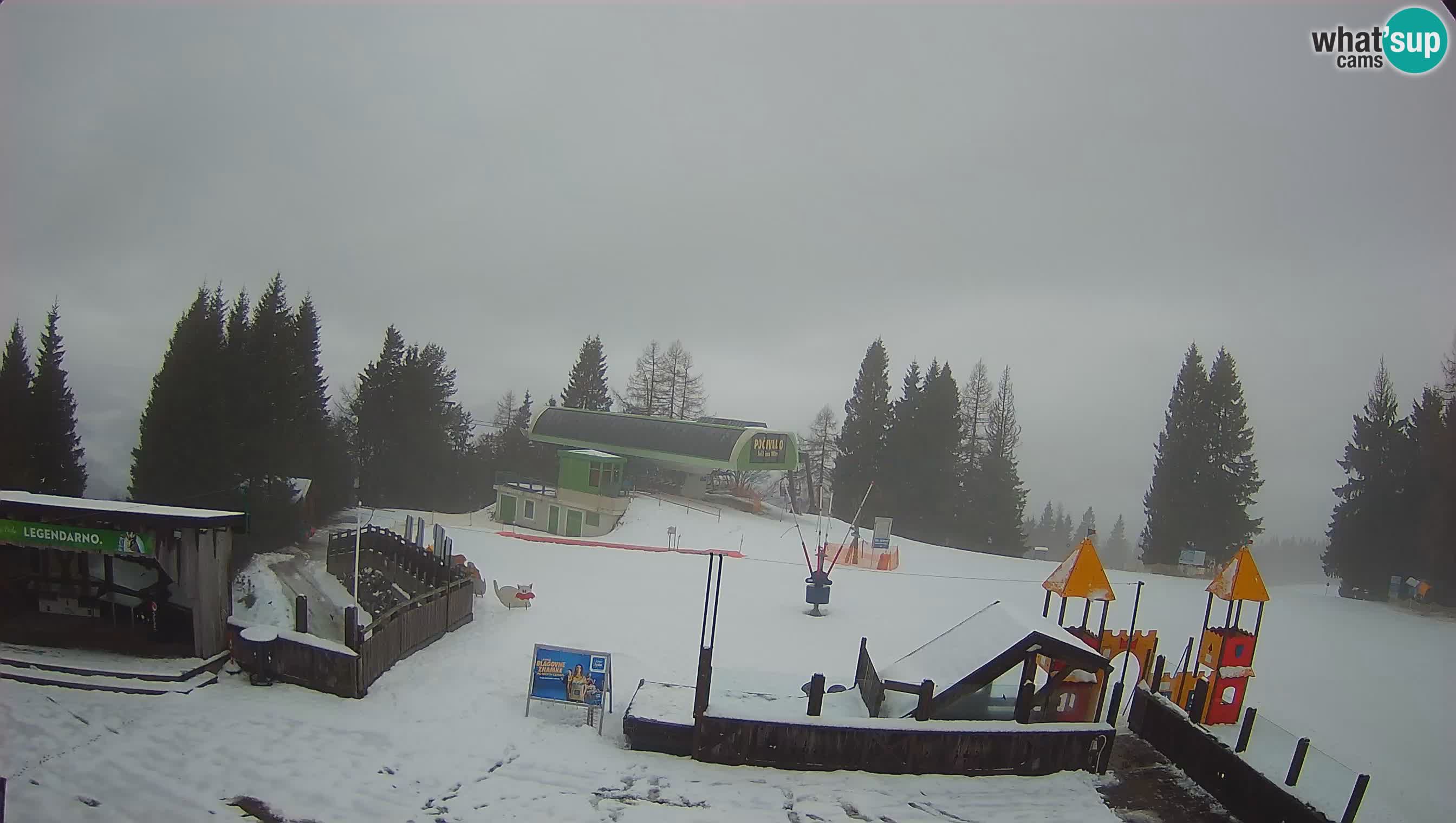 Webcam Počivalo – Alpska Perla | Vista live dalla stazione sciistica di Cerkno