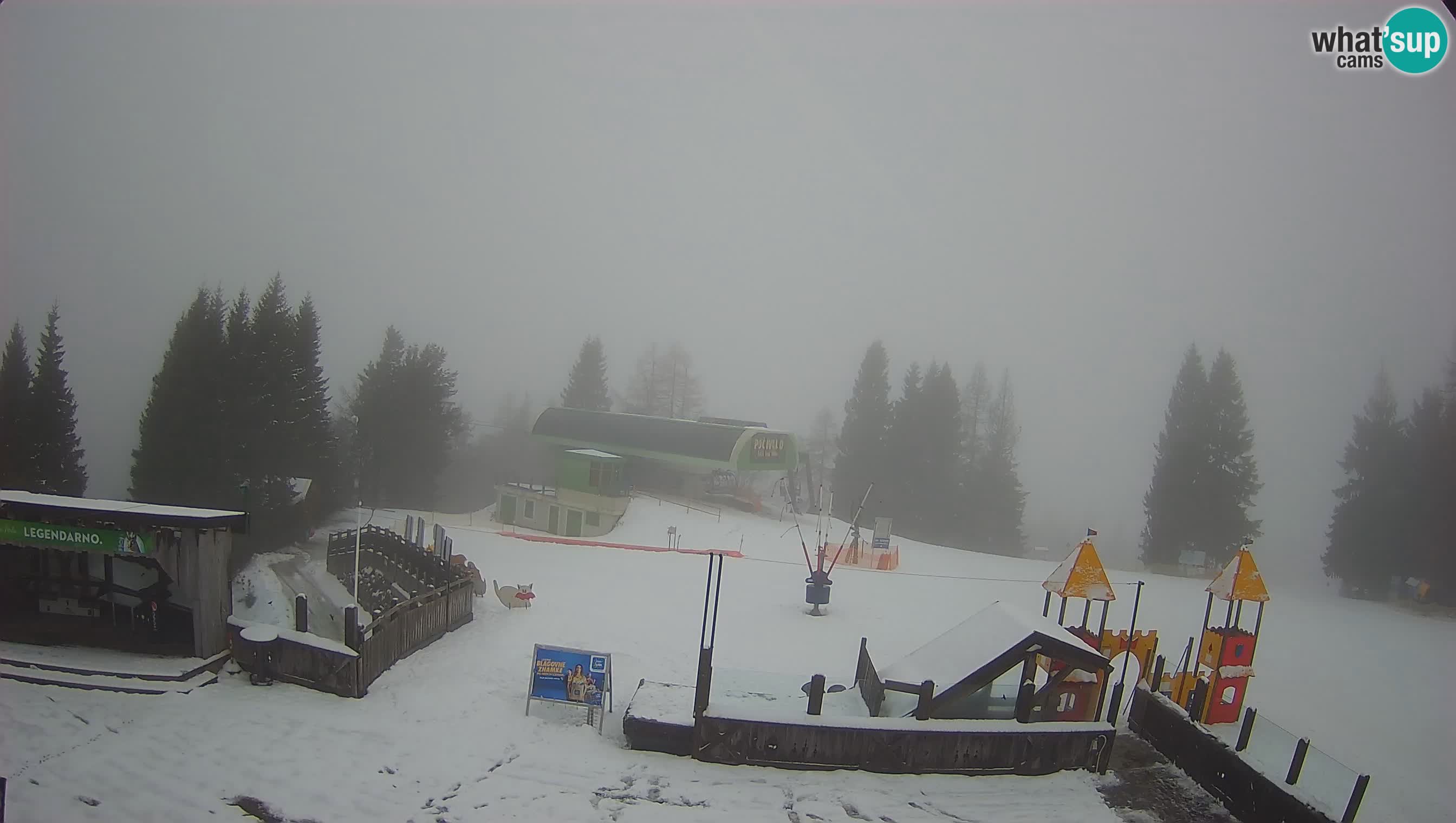 Webcam de la station de ski des Alpes slovènes à Cerkno Počivalo