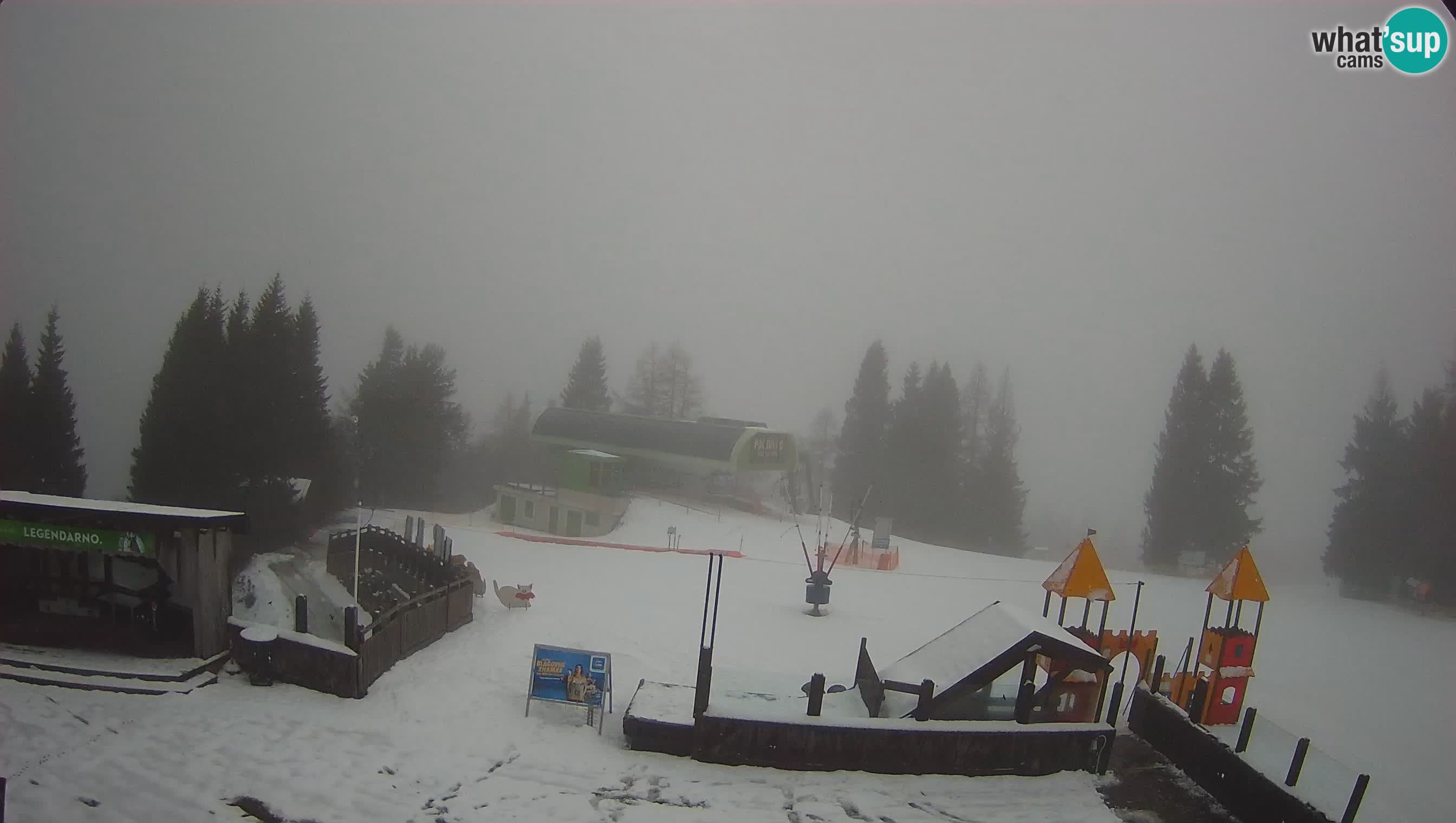 Webcam Počivalo – Alpska Perla | Vista live dalla stazione sciistica di Cerkno