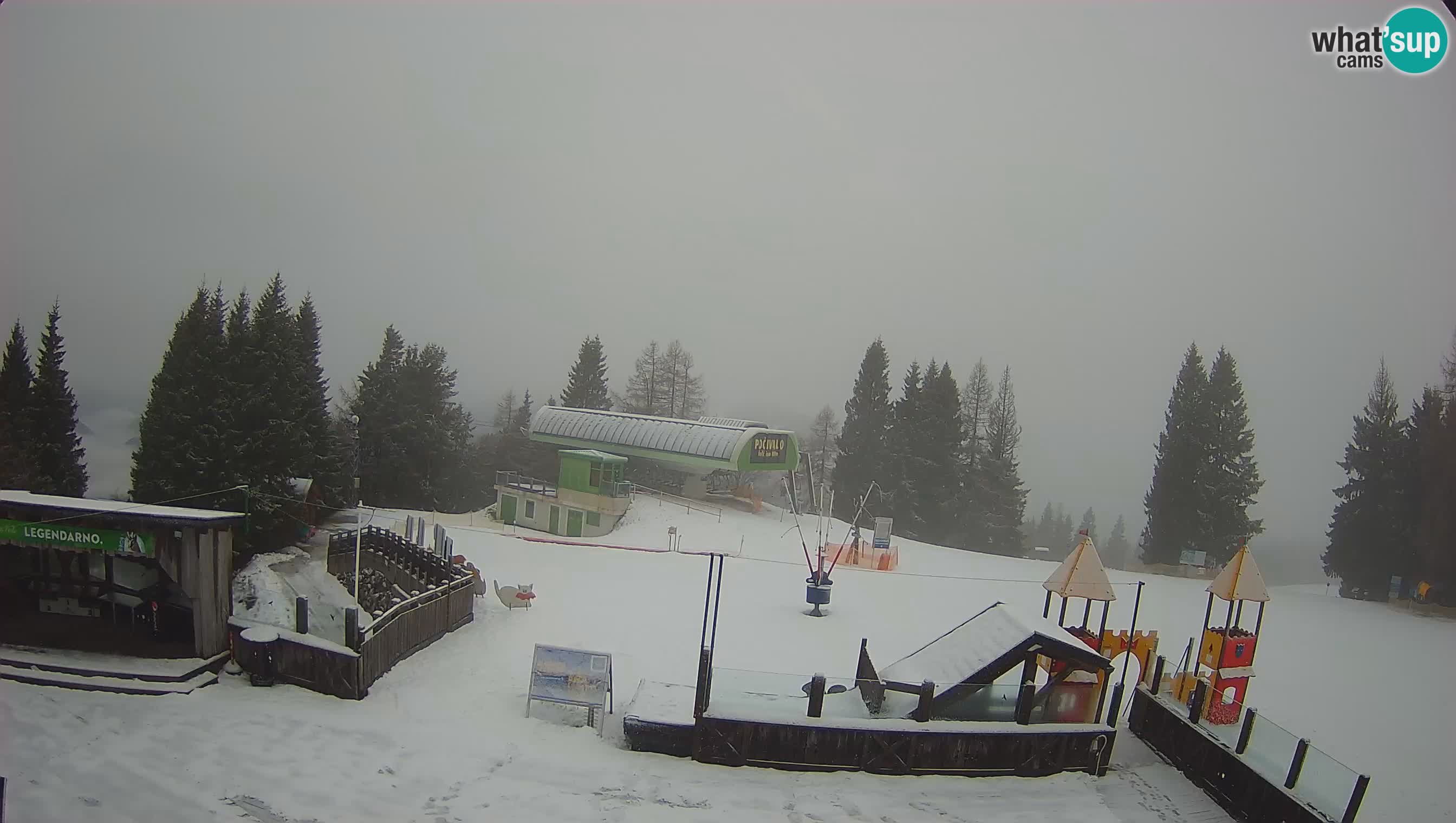 Webcam Počivalo – Alpska Perla | Vista live dalla stazione sciistica di Cerkno