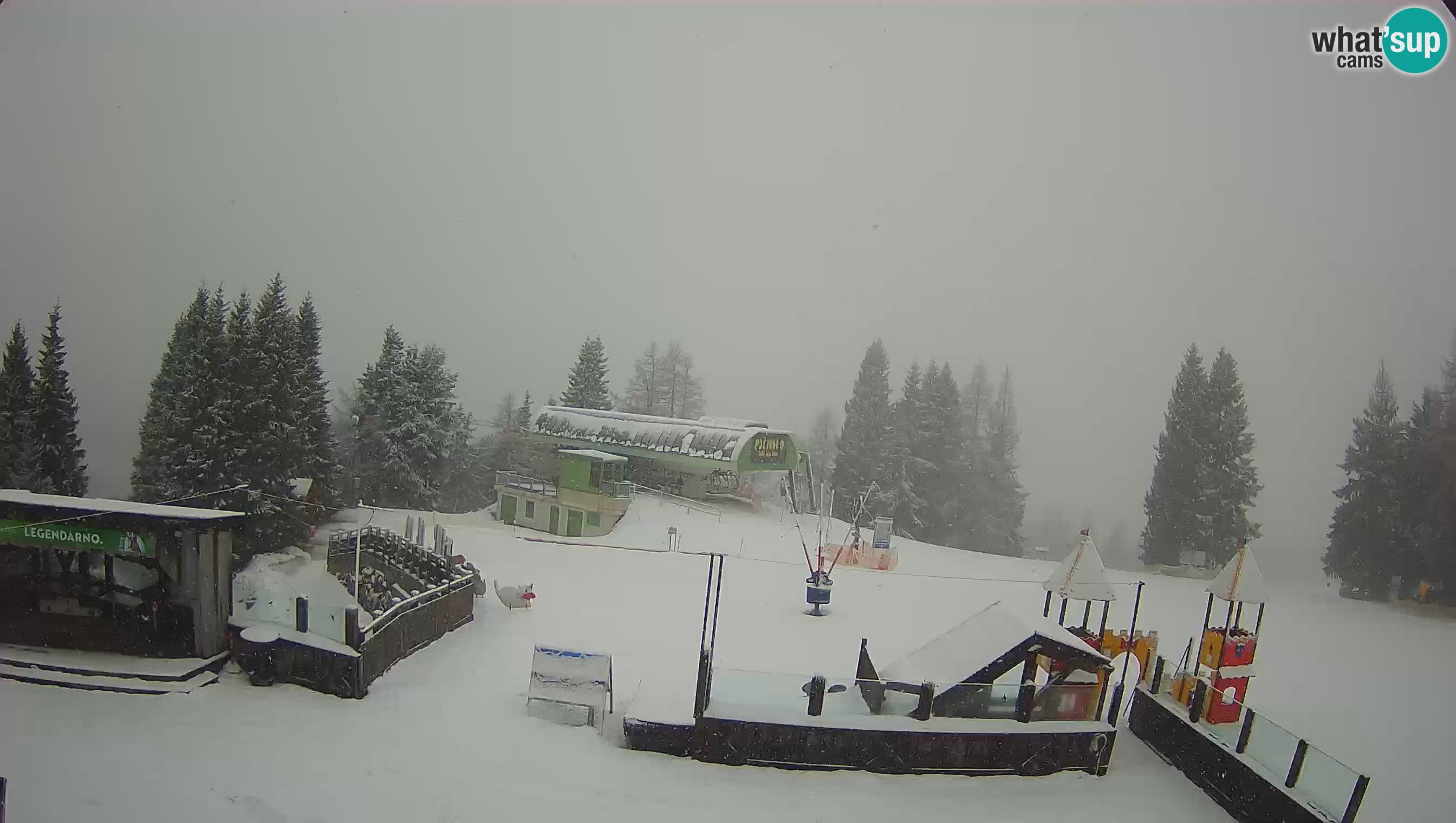 Webcam de la station de ski des Alpes slovènes à Cerkno Počivalo