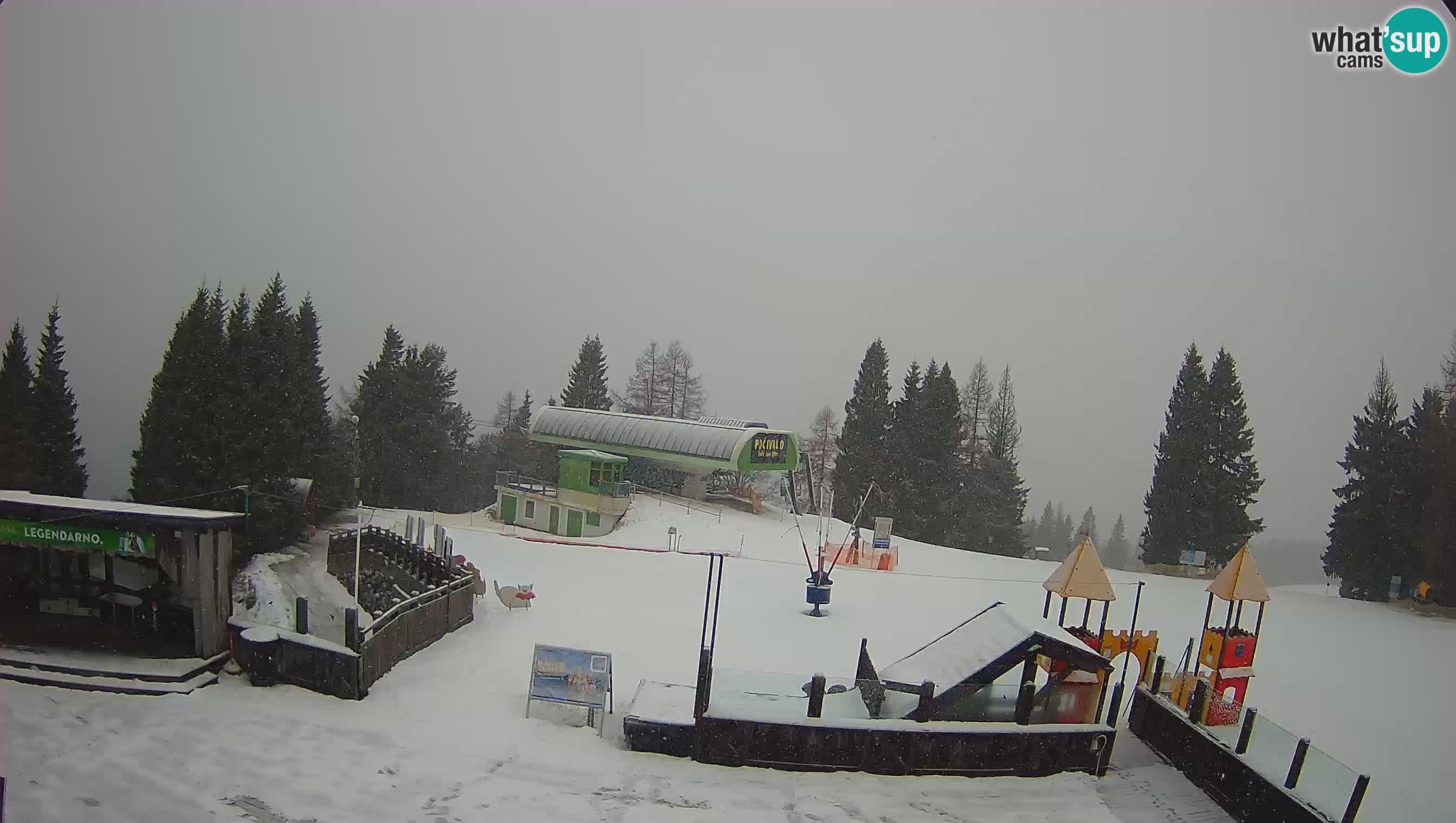 Cámara web Počivalo – Alpska Perla | Vista en vivo desde la estación de esquí Cerkno