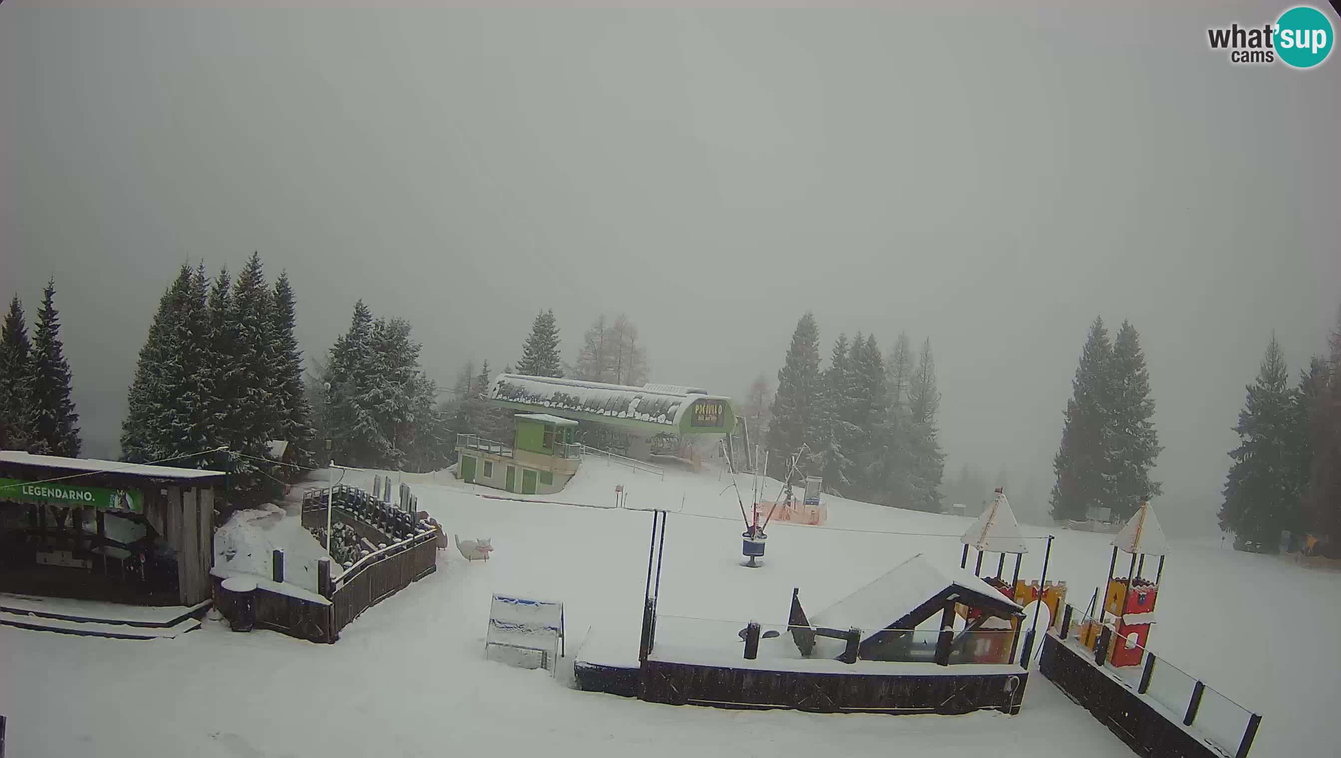 Webcam Počivalo – Alpska Perla | Liveblick vom Skigebiet Cerkno