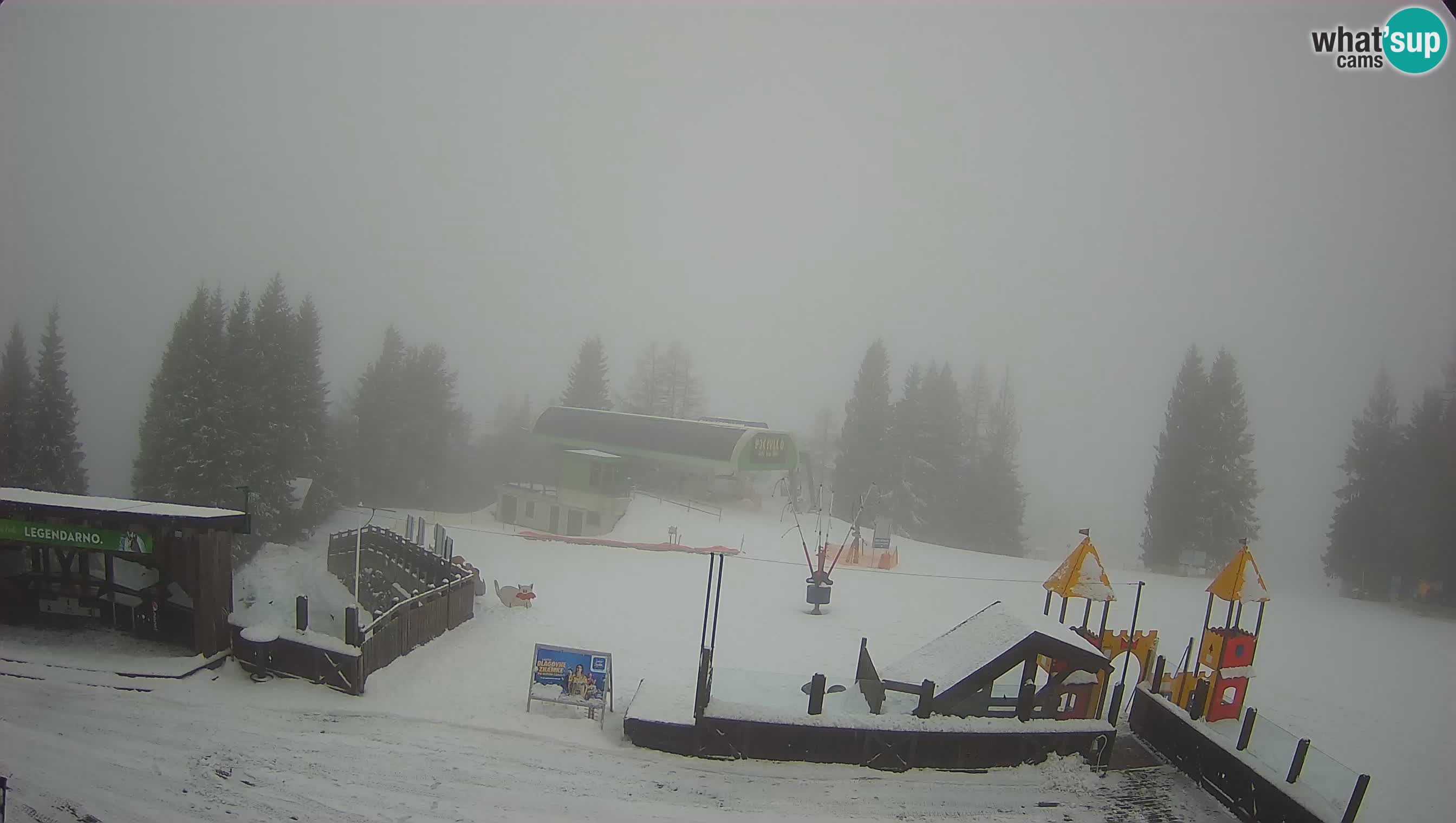 Webcam de la station de ski des Alpes slovènes à Cerkno Počivalo