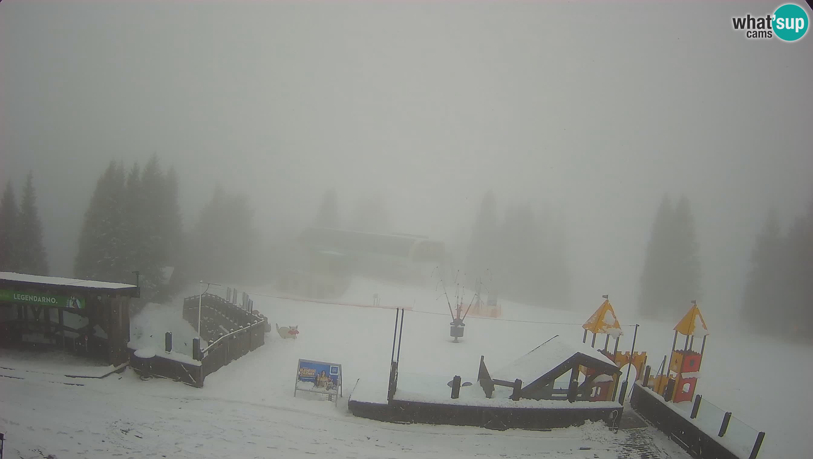 Webcam de la station de ski des Alpes slovènes à Cerkno Počivalo