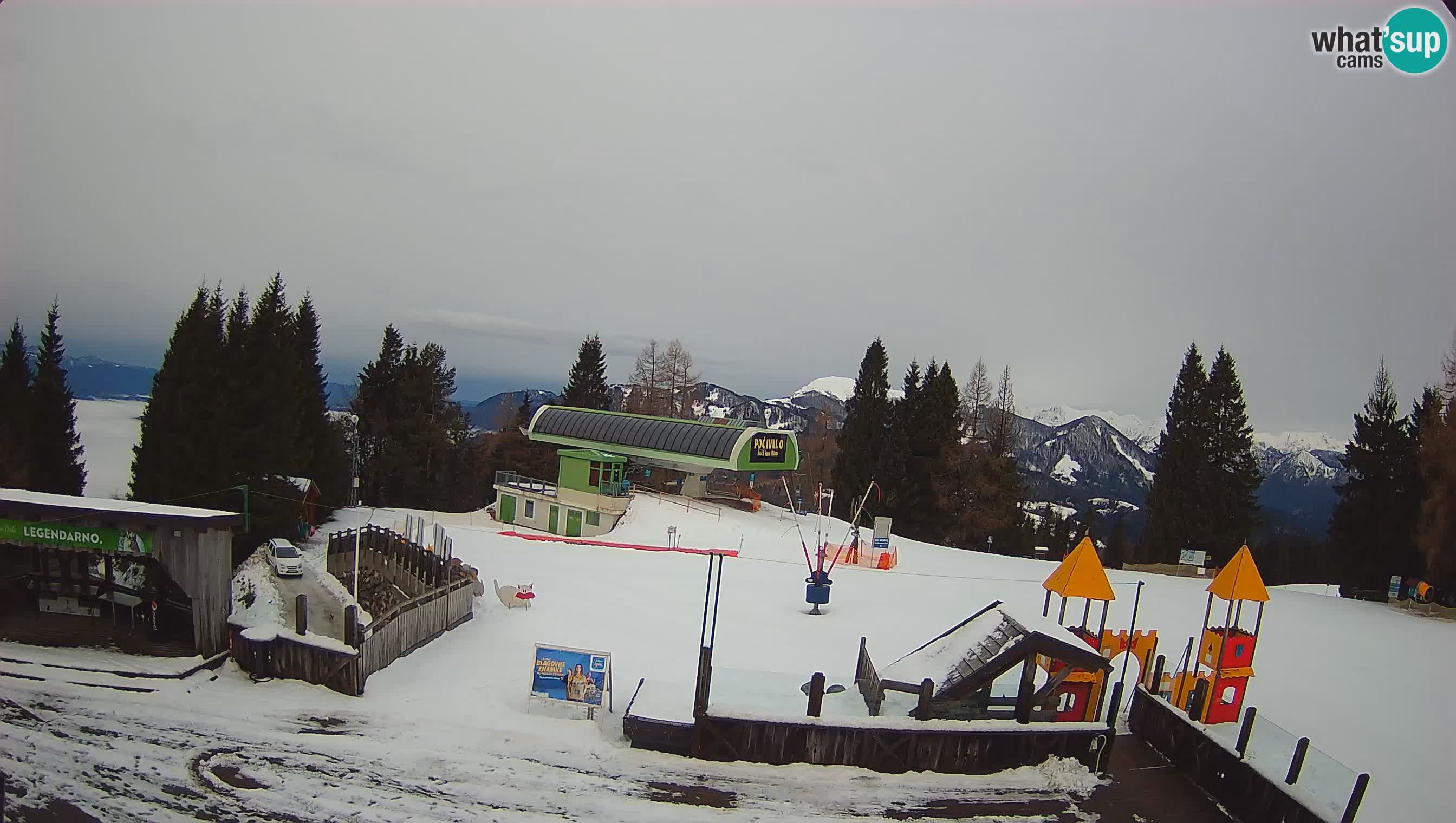 Webcam de la station de ski des Alpes slovènes à Cerkno Počivalo
