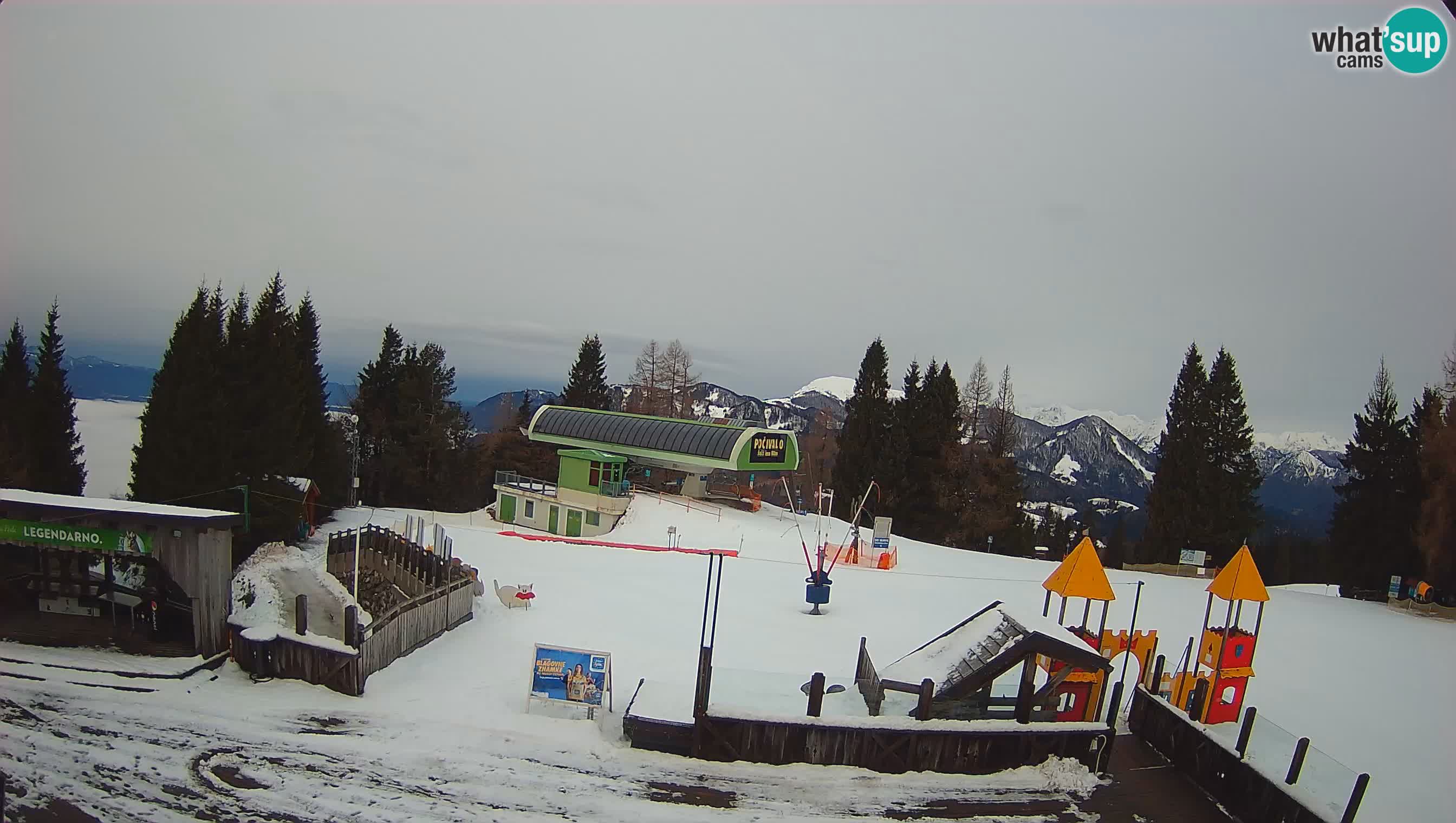 Cámara web Počivalo – Alpska Perla | Vista en vivo desde la estación de esquí Cerkno