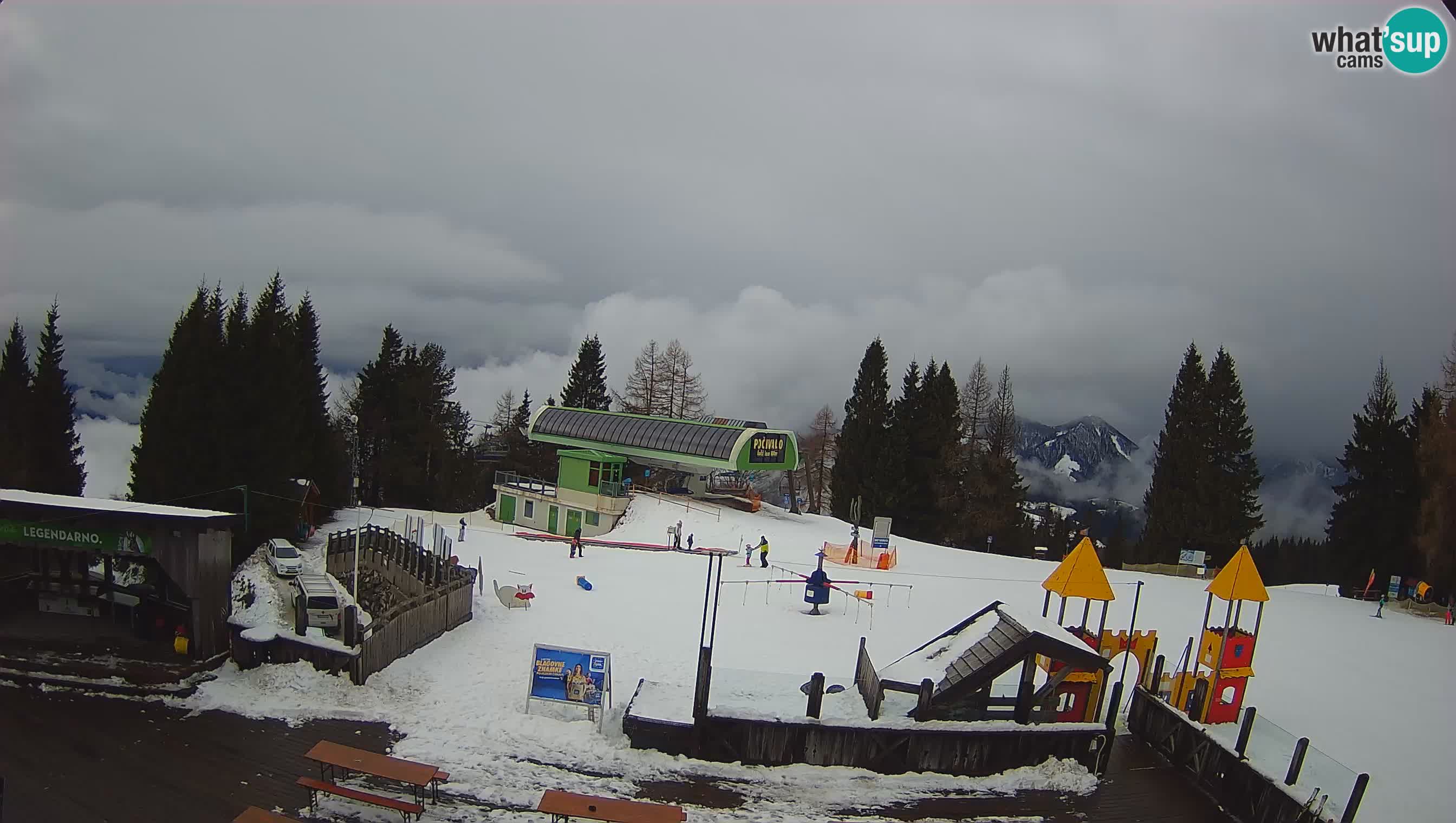 Web kamera Počivalo – Alpska Perla | Pogled uživo sa skijališta Cerkno