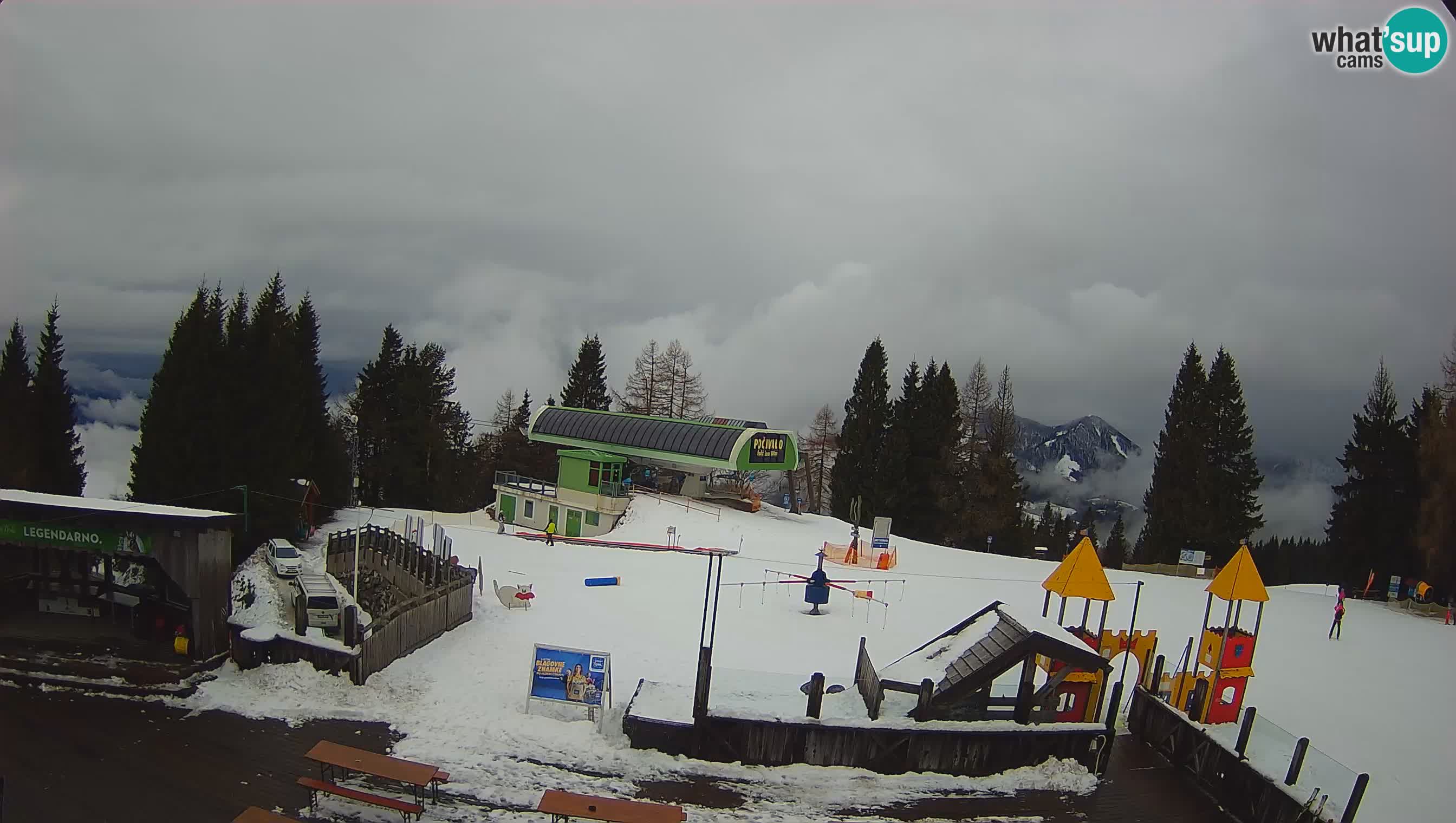 Web kamera Počivalo – Alpska Perla | Pogled uživo sa skijališta Cerkno