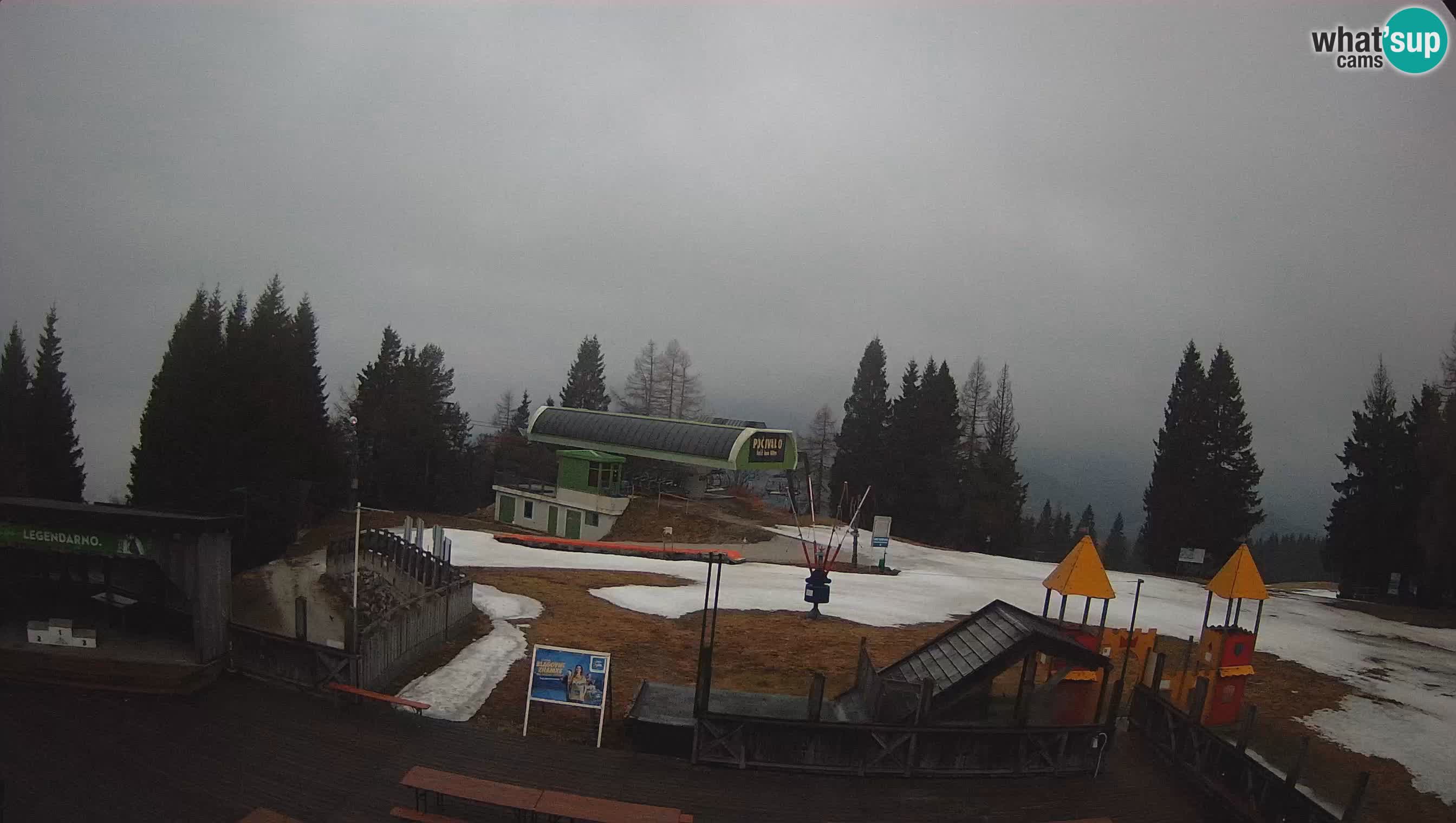 Webcam Počivalo – Alpska Perla | Vista live dalla stazione sciistica di Cerkno
