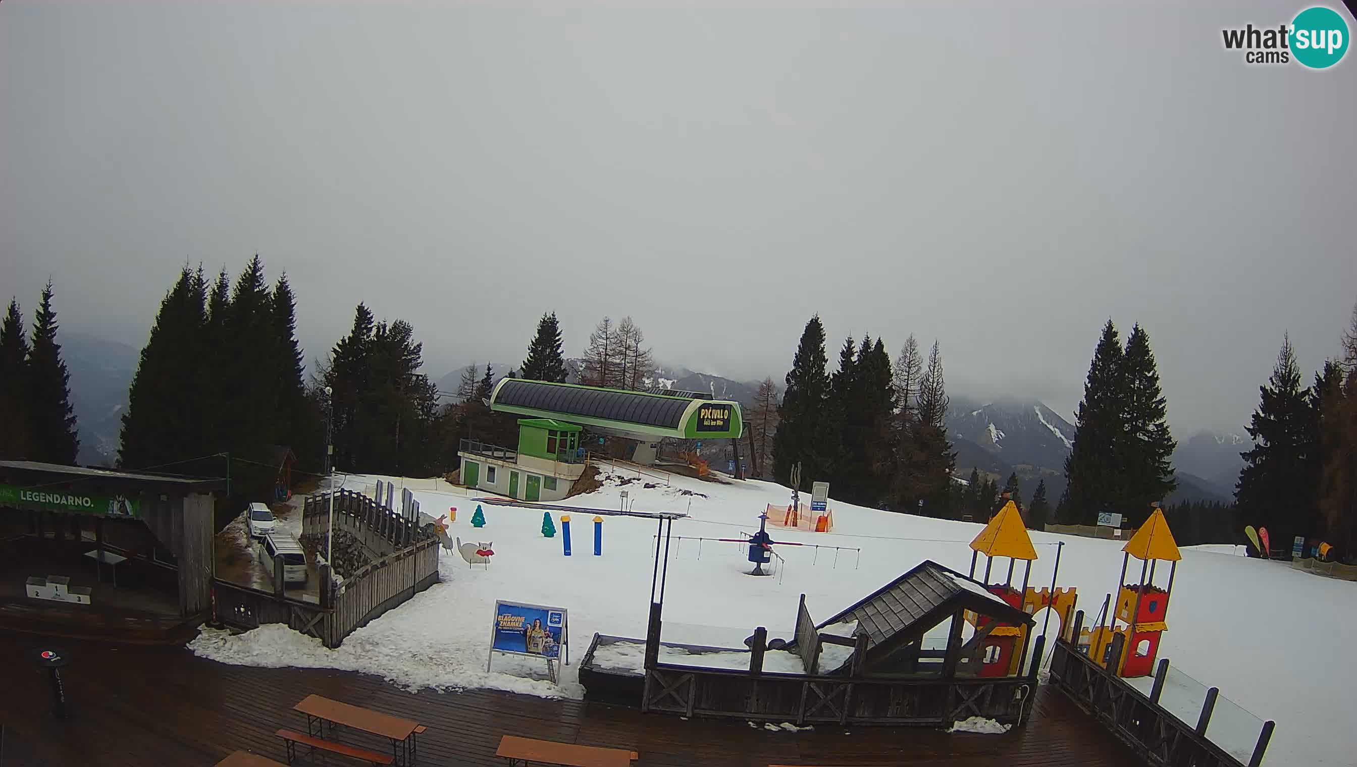 Webcam Počivalo – Alpska Perla | Vista live dalla stazione sciistica di Cerkno