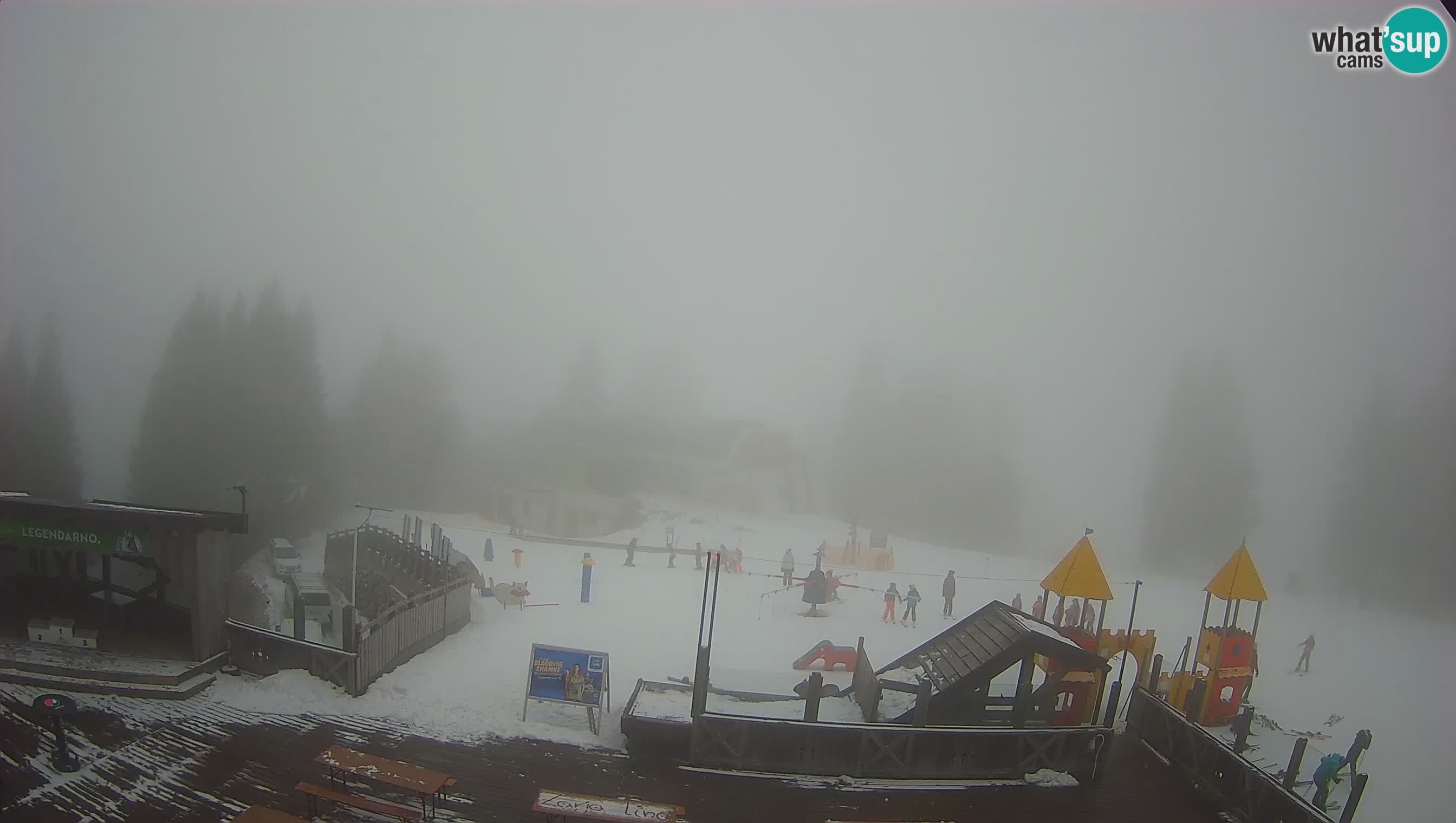 Webcam de la station de ski des Alpes slovènes à Cerkno Počivalo