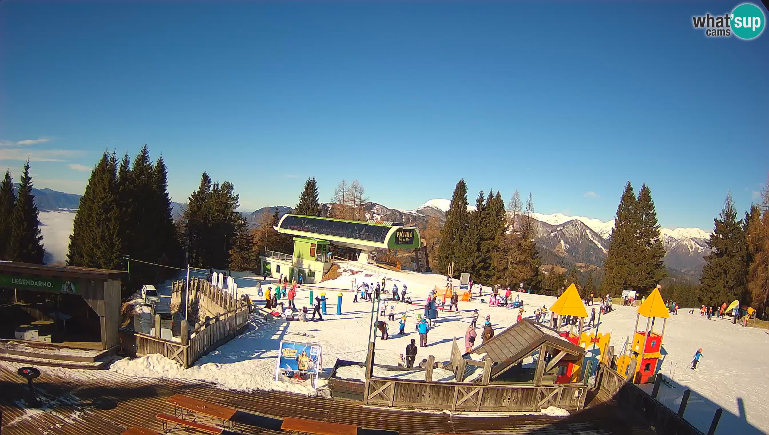 Webcam Počivalo – Alpska Perla | Vista live dalla stazione sciistica di Cerkno