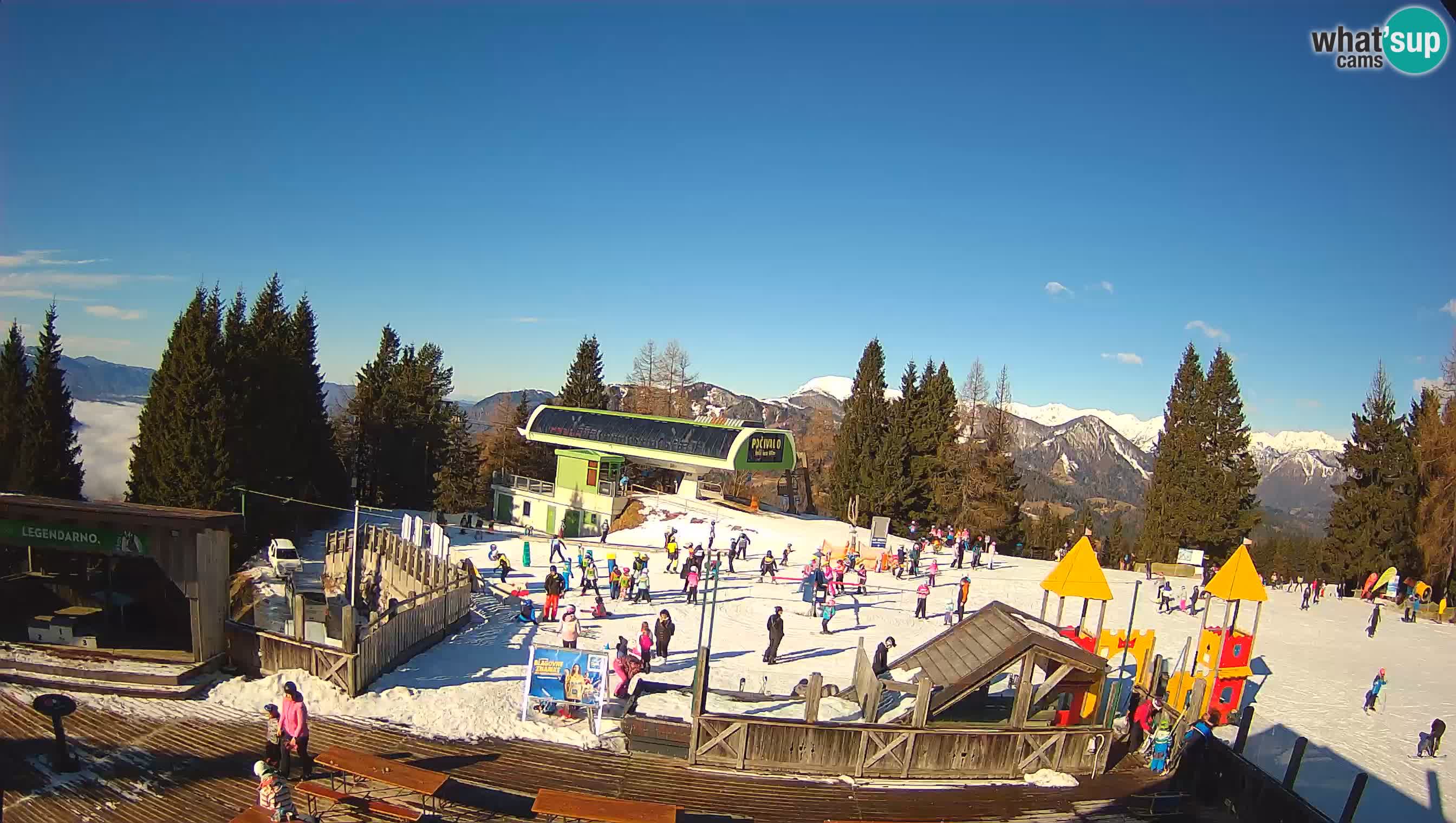 Webcam Počivalo – Alpska Perla | Vista live dalla stazione sciistica di Cerkno