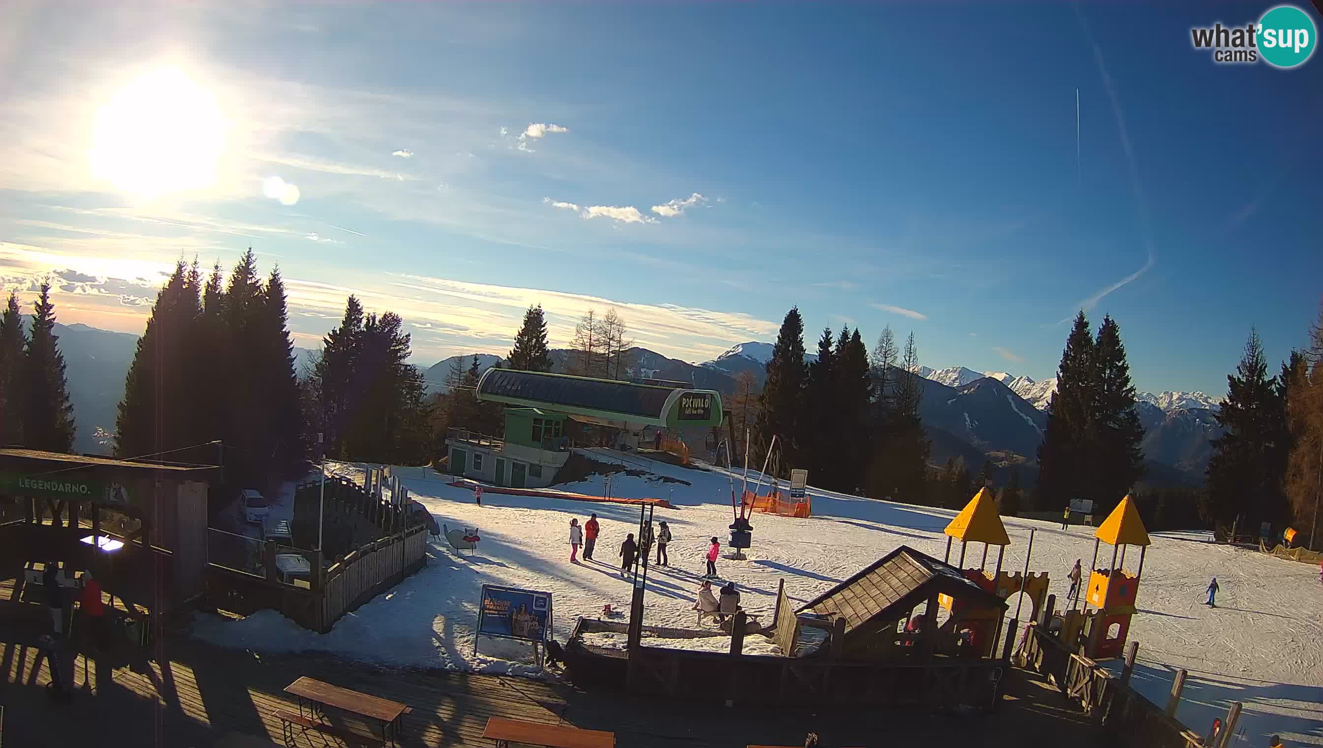 Webcam de la station de ski des Alpes slovènes à Cerkno Počivalo