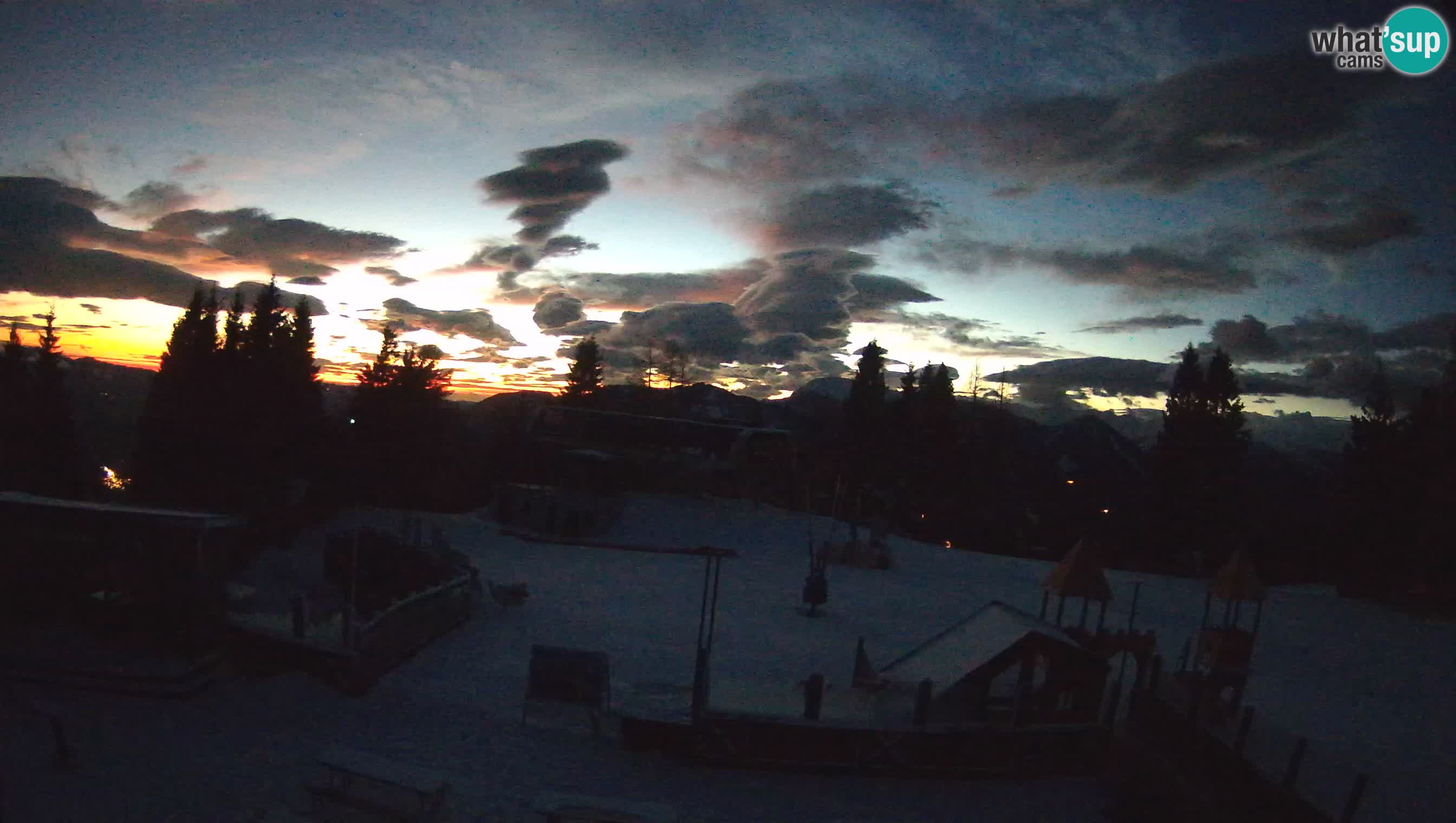 Webcam de la station de ski des Alpes slovènes à Cerkno Počivalo