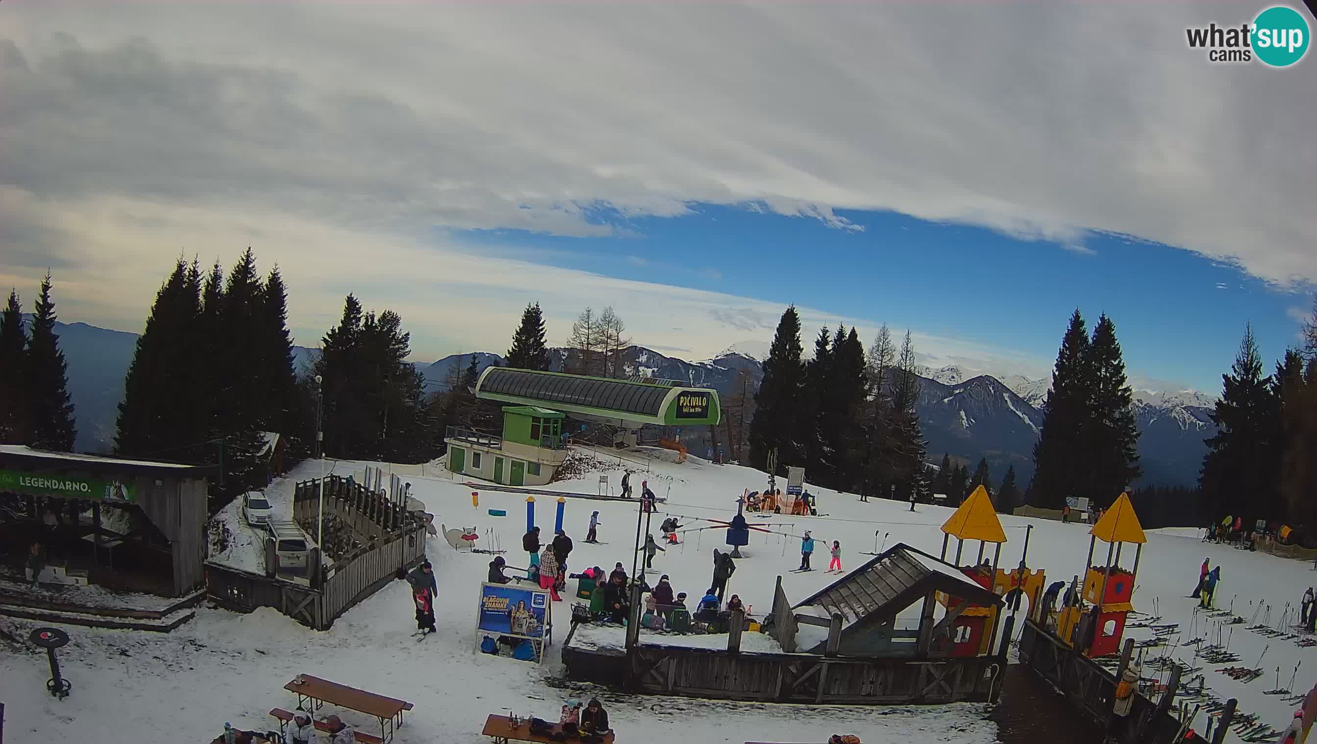 Webcam de la station de ski des Alpes slovènes à Cerkno Počivalo