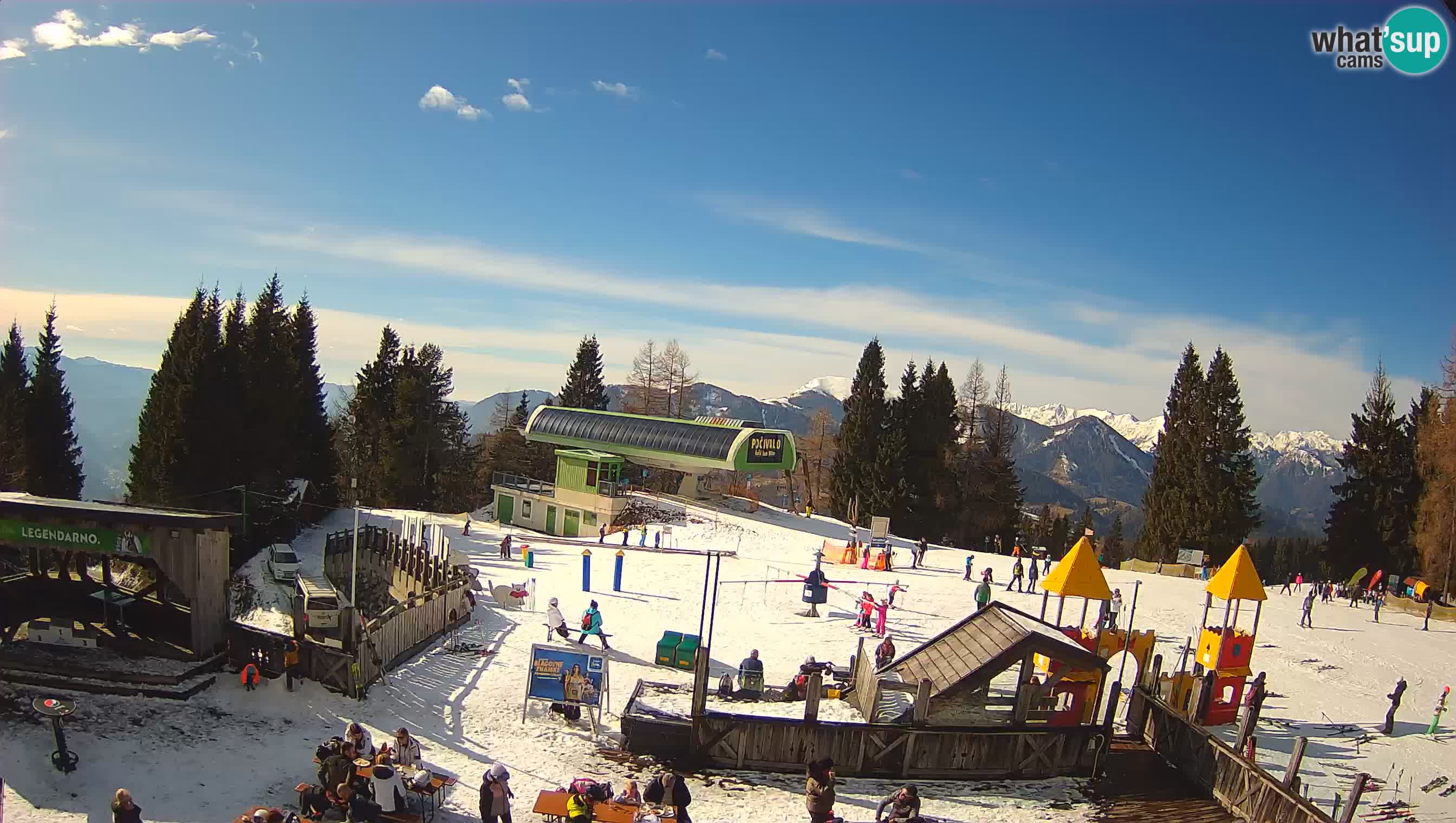 Webcam de la station de ski des Alpes slovènes à Cerkno Počivalo