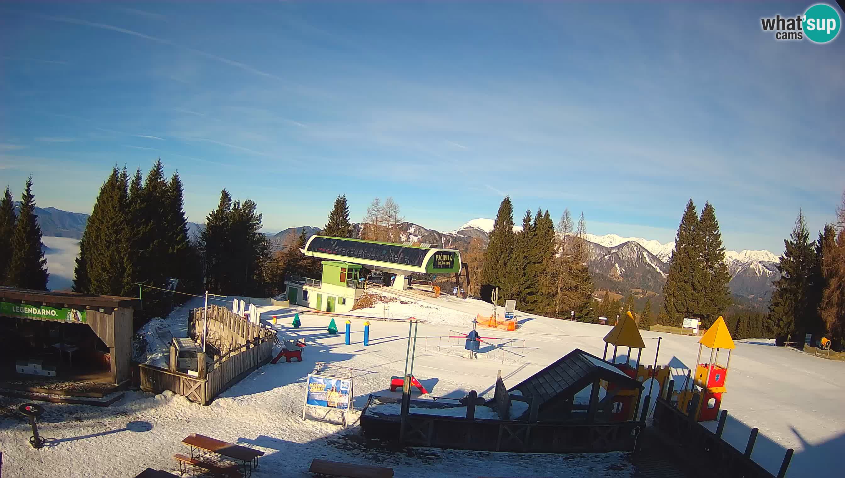 Webcam Počivalo – Alpska Perla | Vista live dalla stazione sciistica di Cerkno