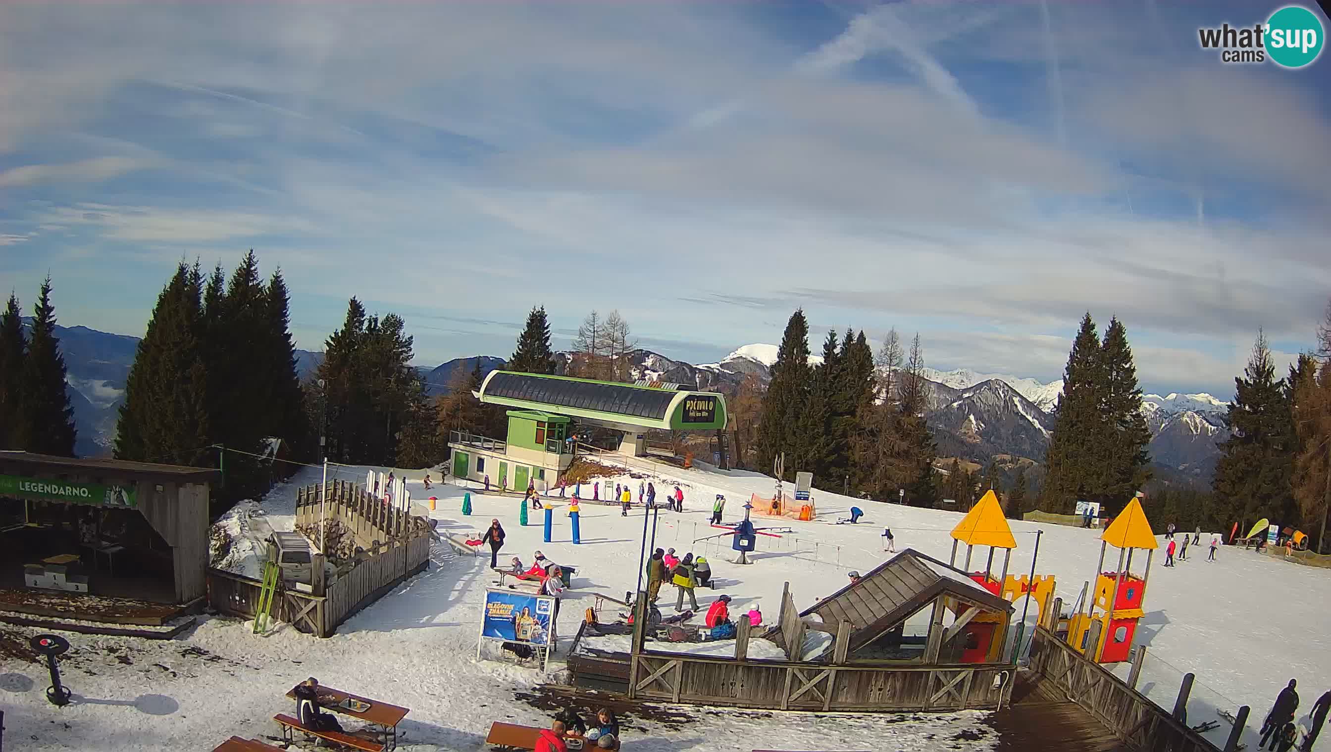 Web kamera Počivalo – Alpska Perla | Pogled uživo sa skijališta Cerkno