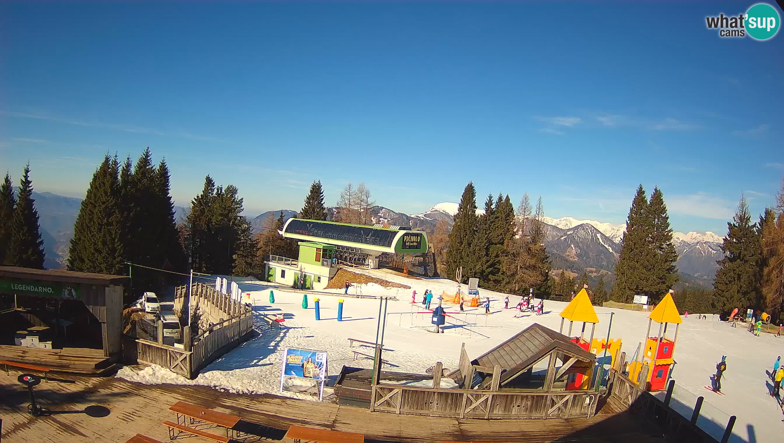 Webcam de la station de ski des Alpes slovènes à Cerkno Počivalo