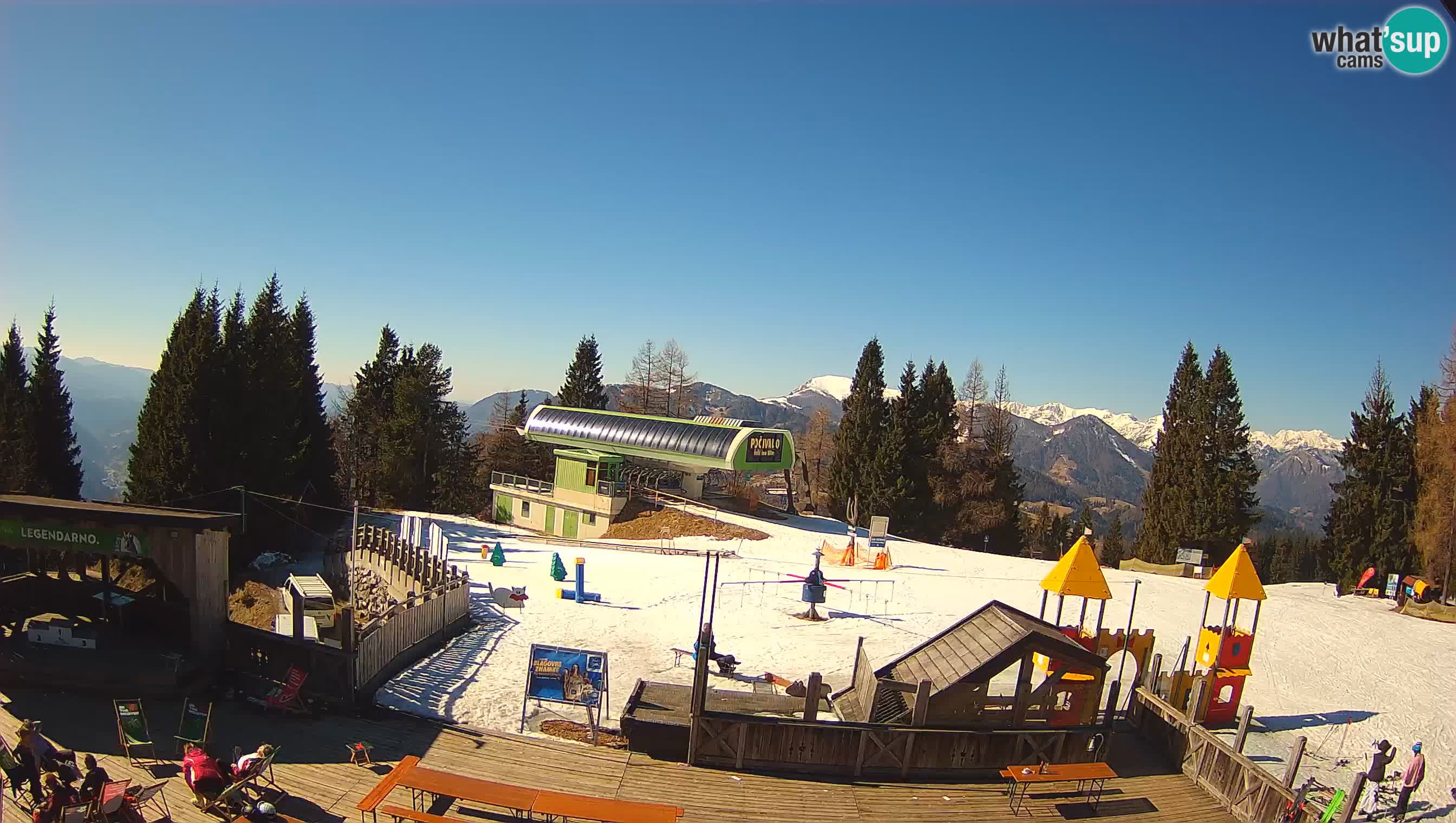 Webcam de la station de ski des Alpes slovènes à Cerkno Počivalo