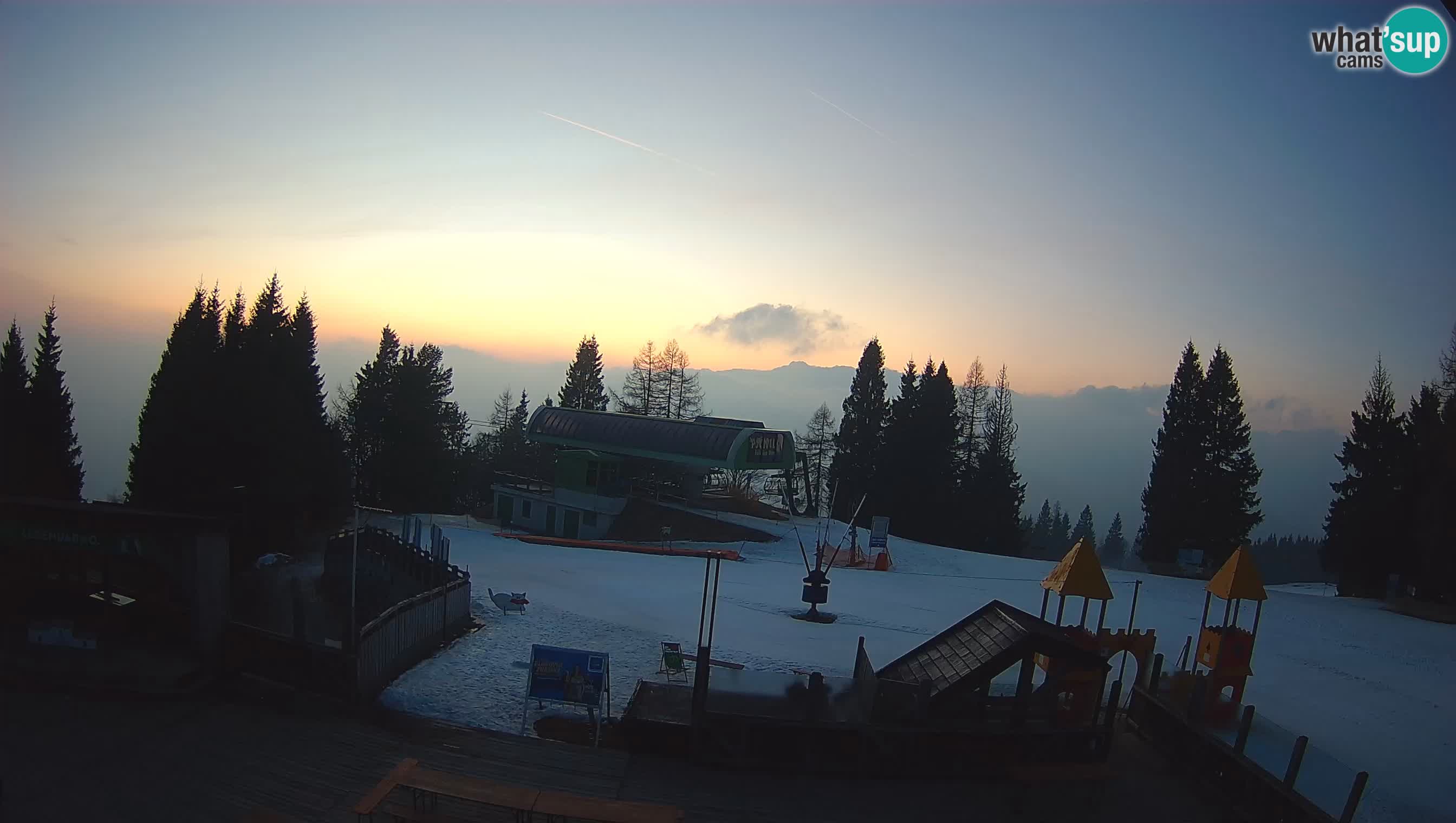 Cámara web Počivalo – Alpska Perla | Vista en vivo desde la estación de esquí Cerkno